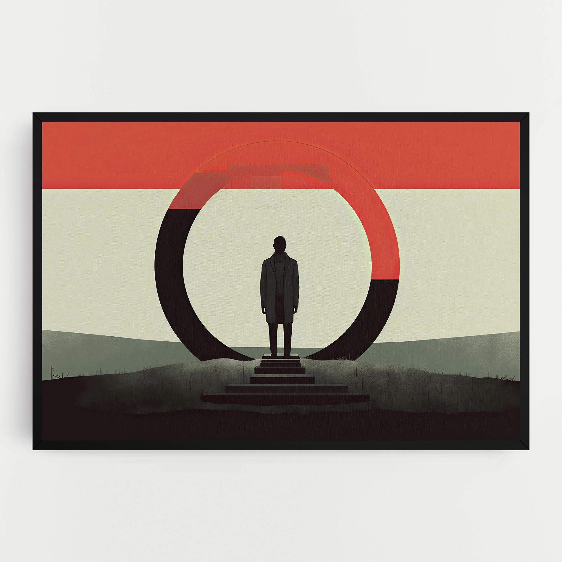 Leinwandbild Portal Art mockup 0