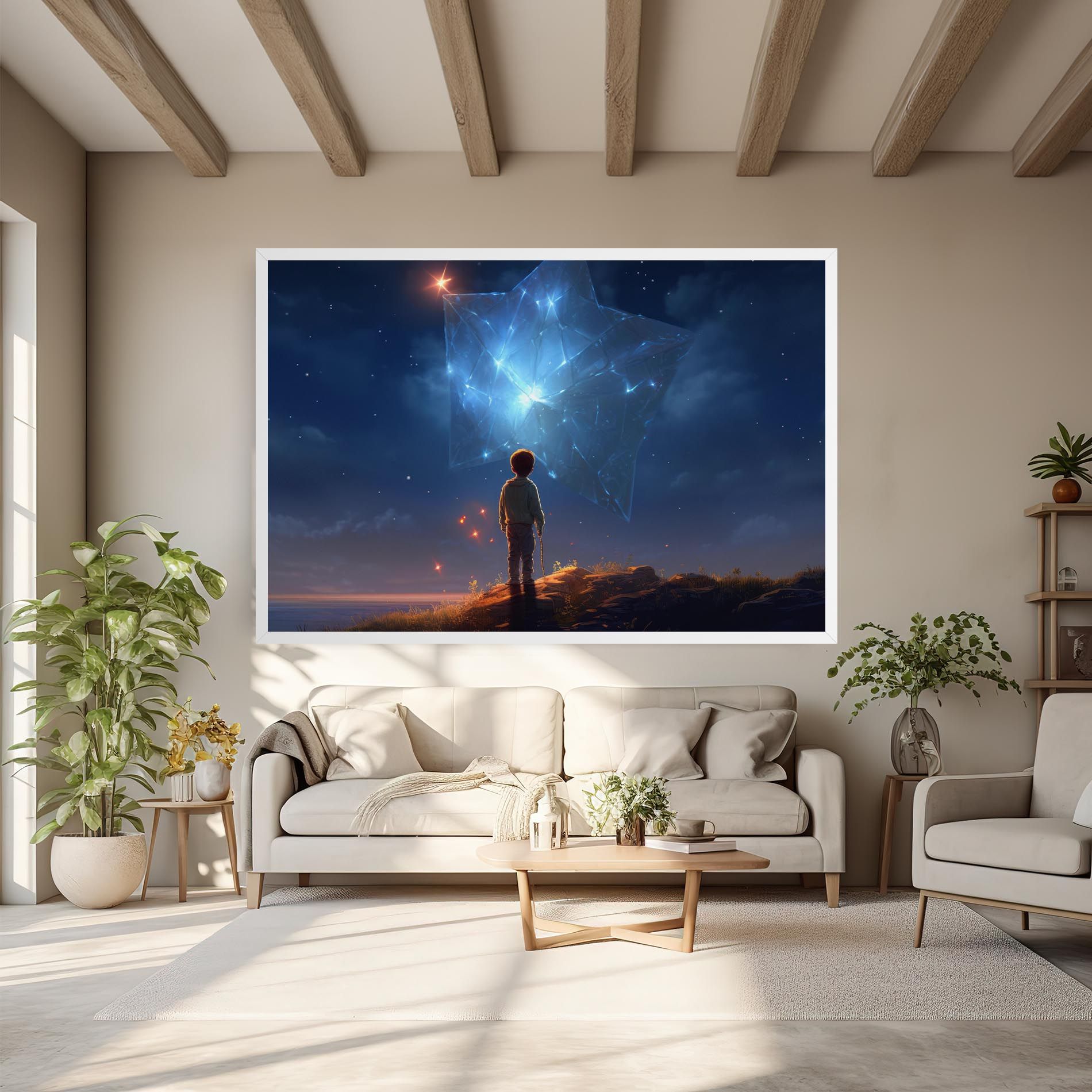 Blue Star Floating mockup 6