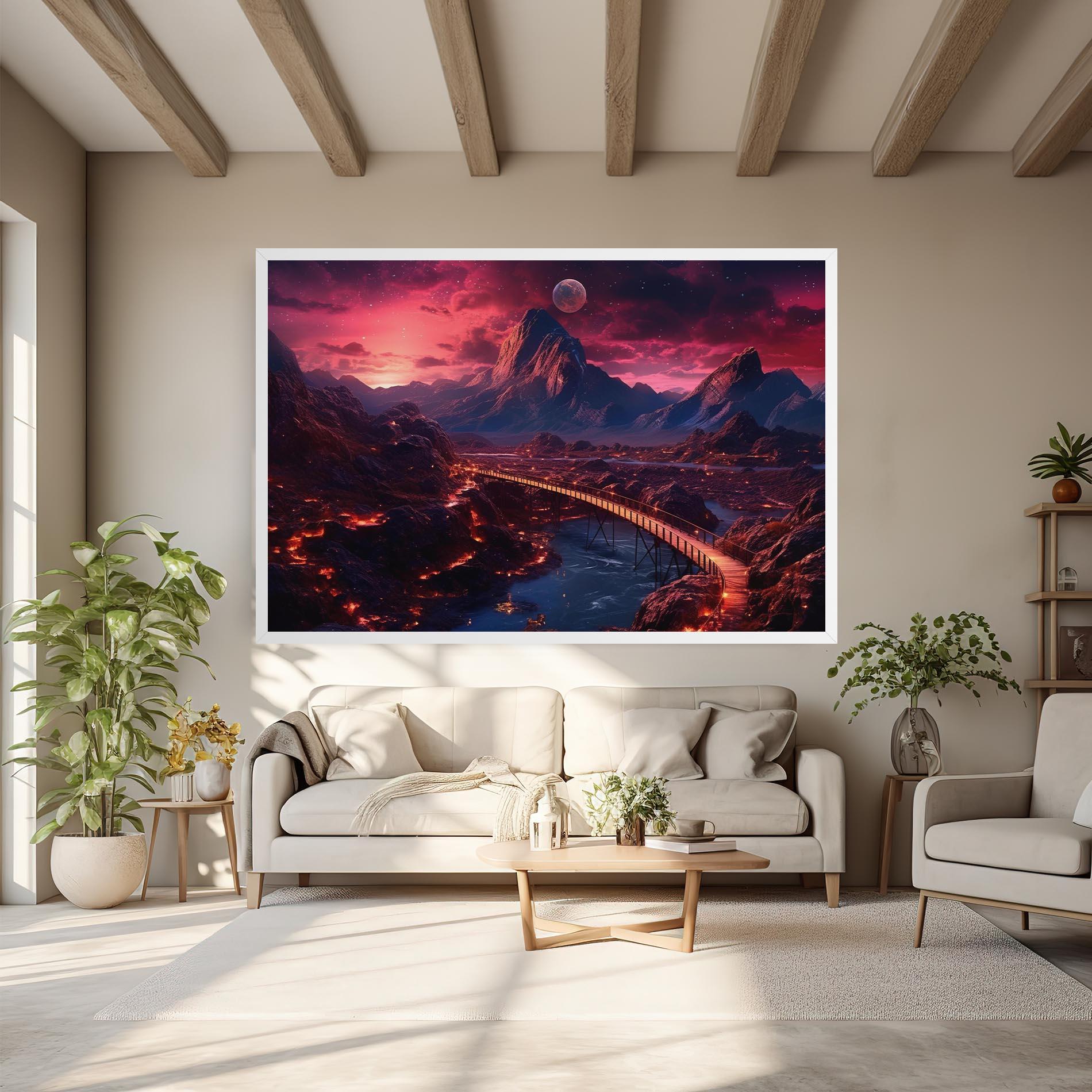 Leinwandbild Interstellar Journey mockup 6