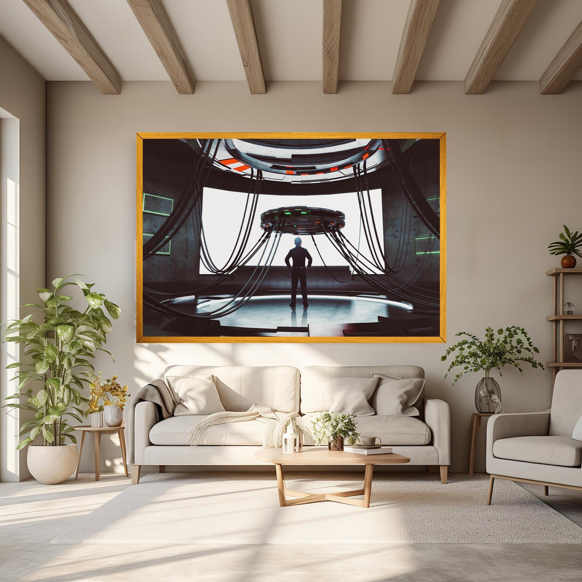 Leinwandbild Cyber Chronicle mockup 6