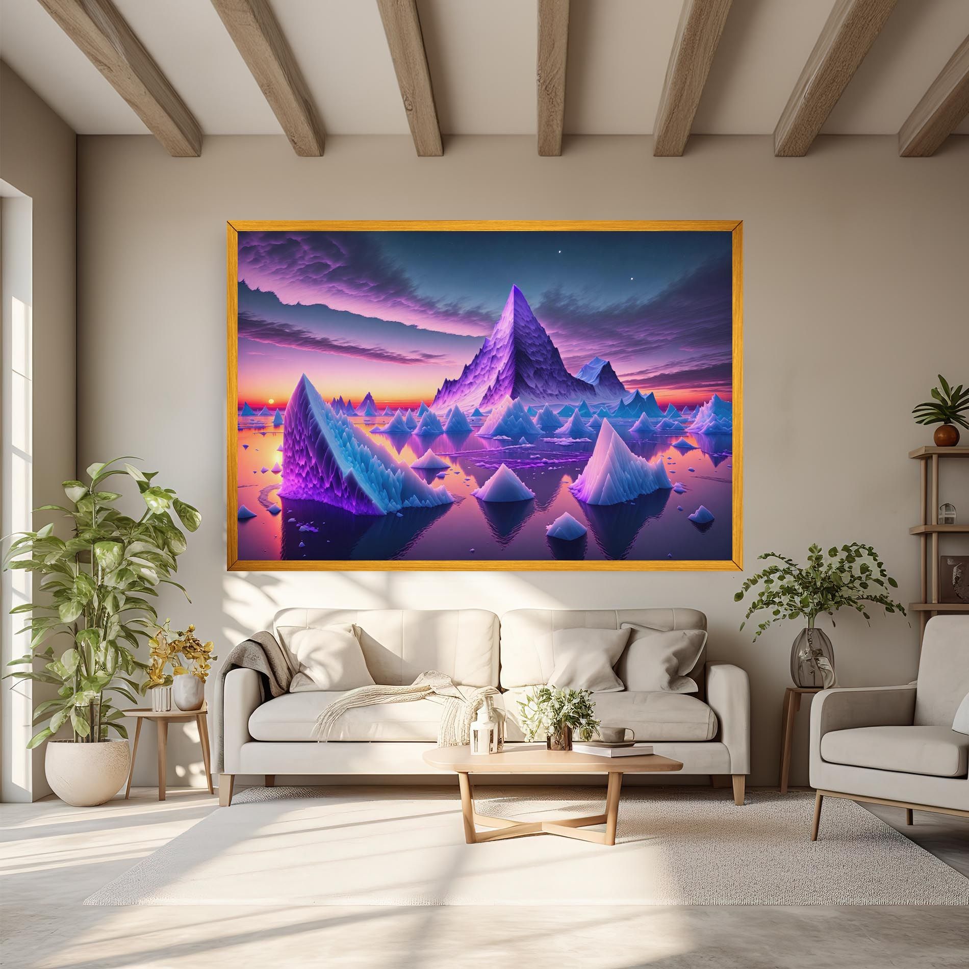 Floating Iceberg mockup 6