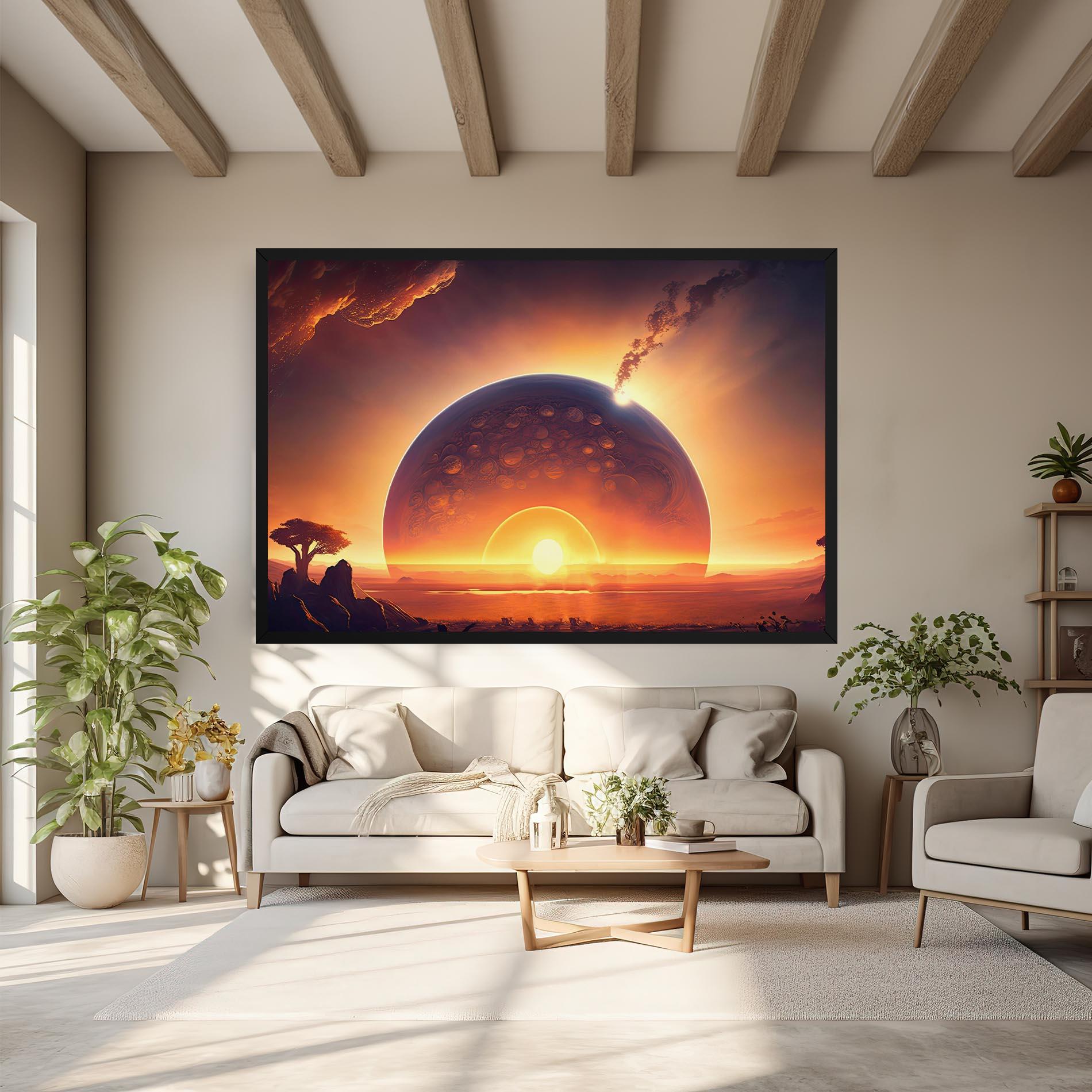 Leinwandbild Abstract Fantasy Science mockup 6