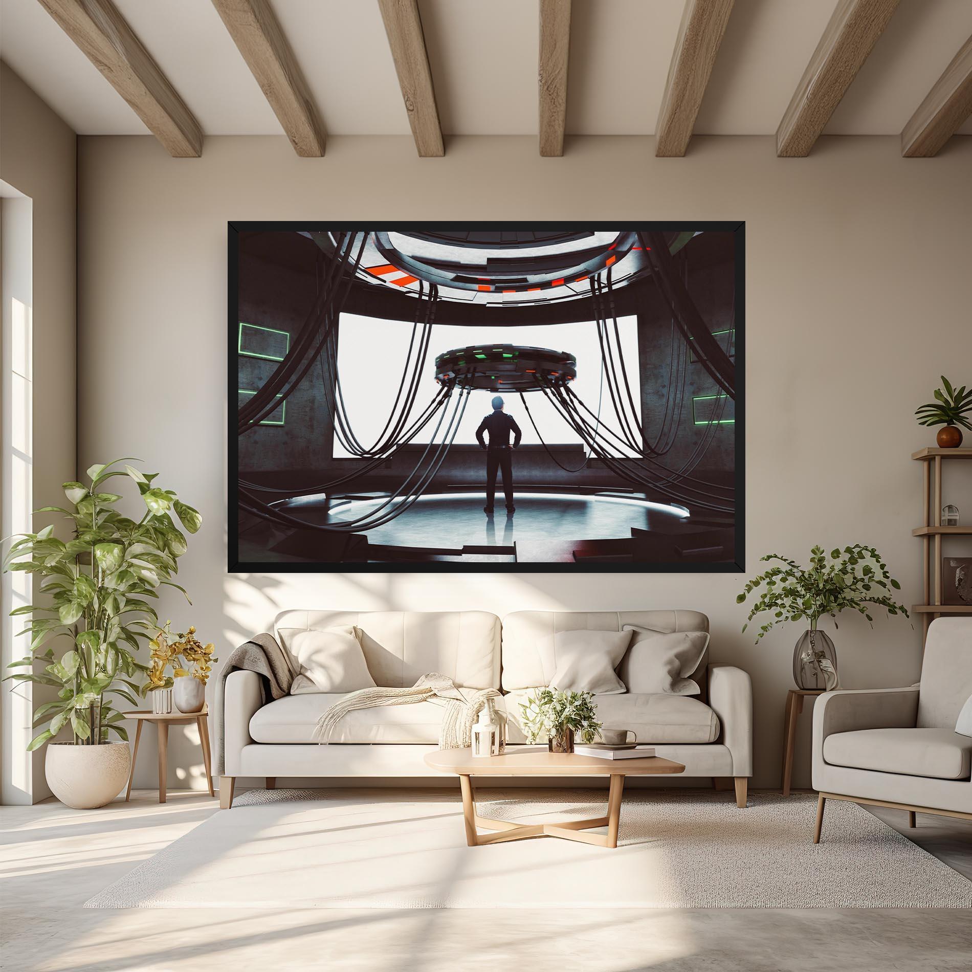 Leinwandbild Cyber Chronicle mockup 6