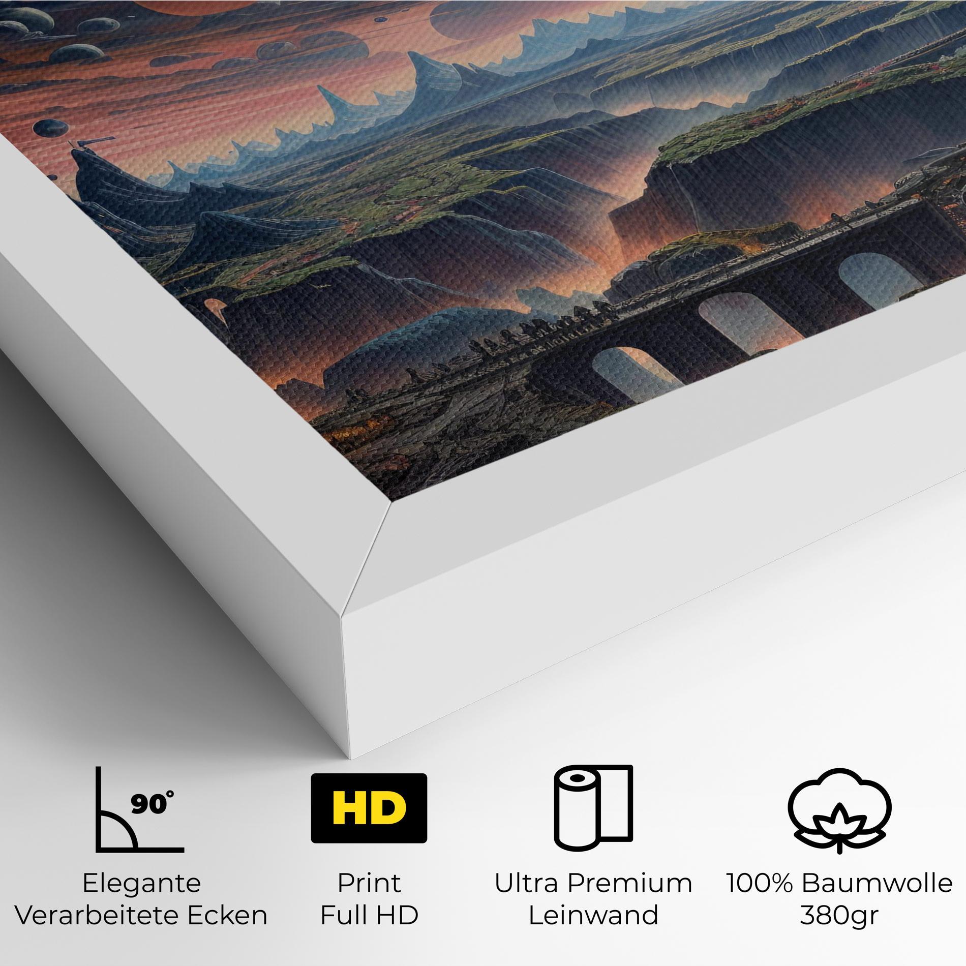 Leinwandbild Celestial Chronicler mockup 4