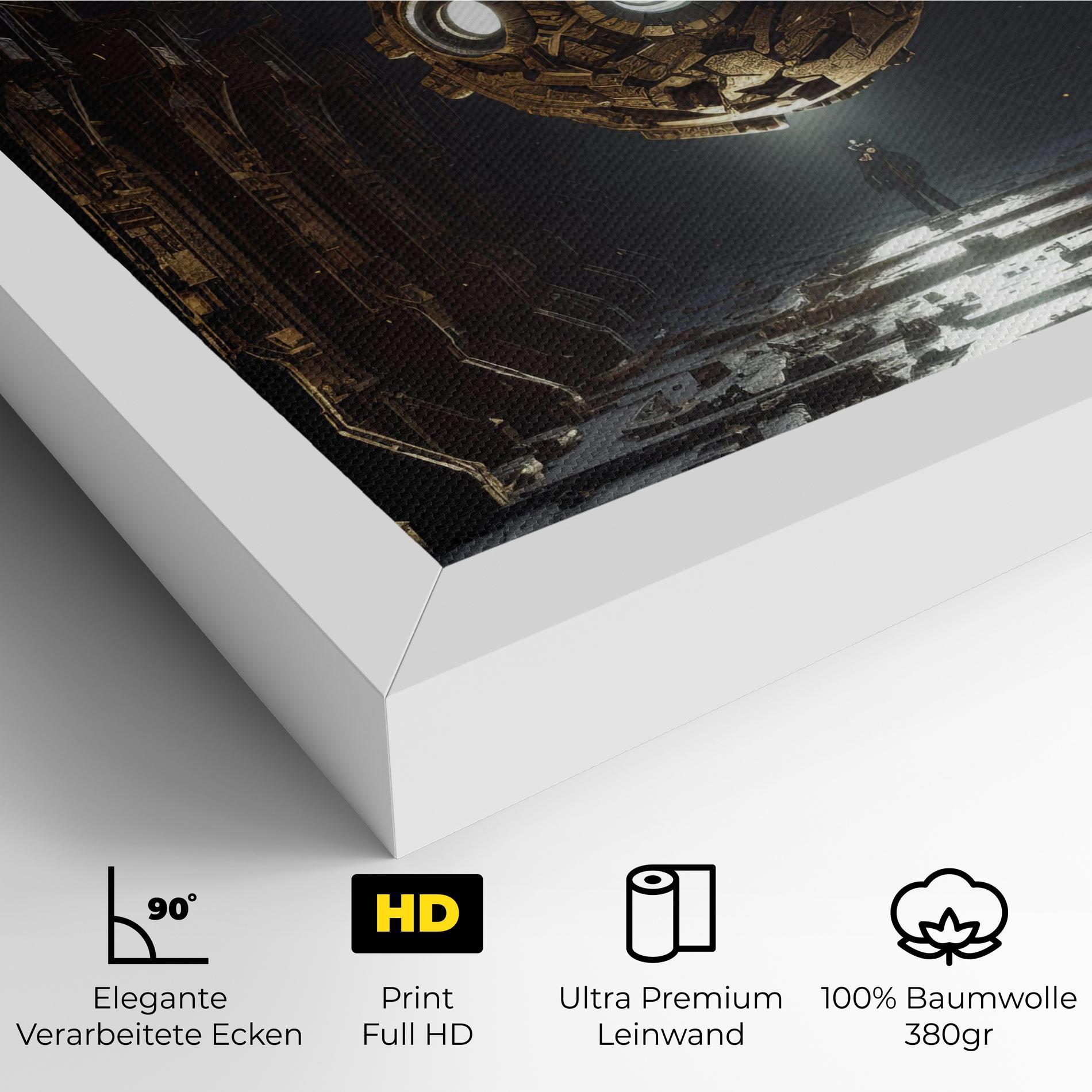 Leinwandbild Cryptic Art mockup 4