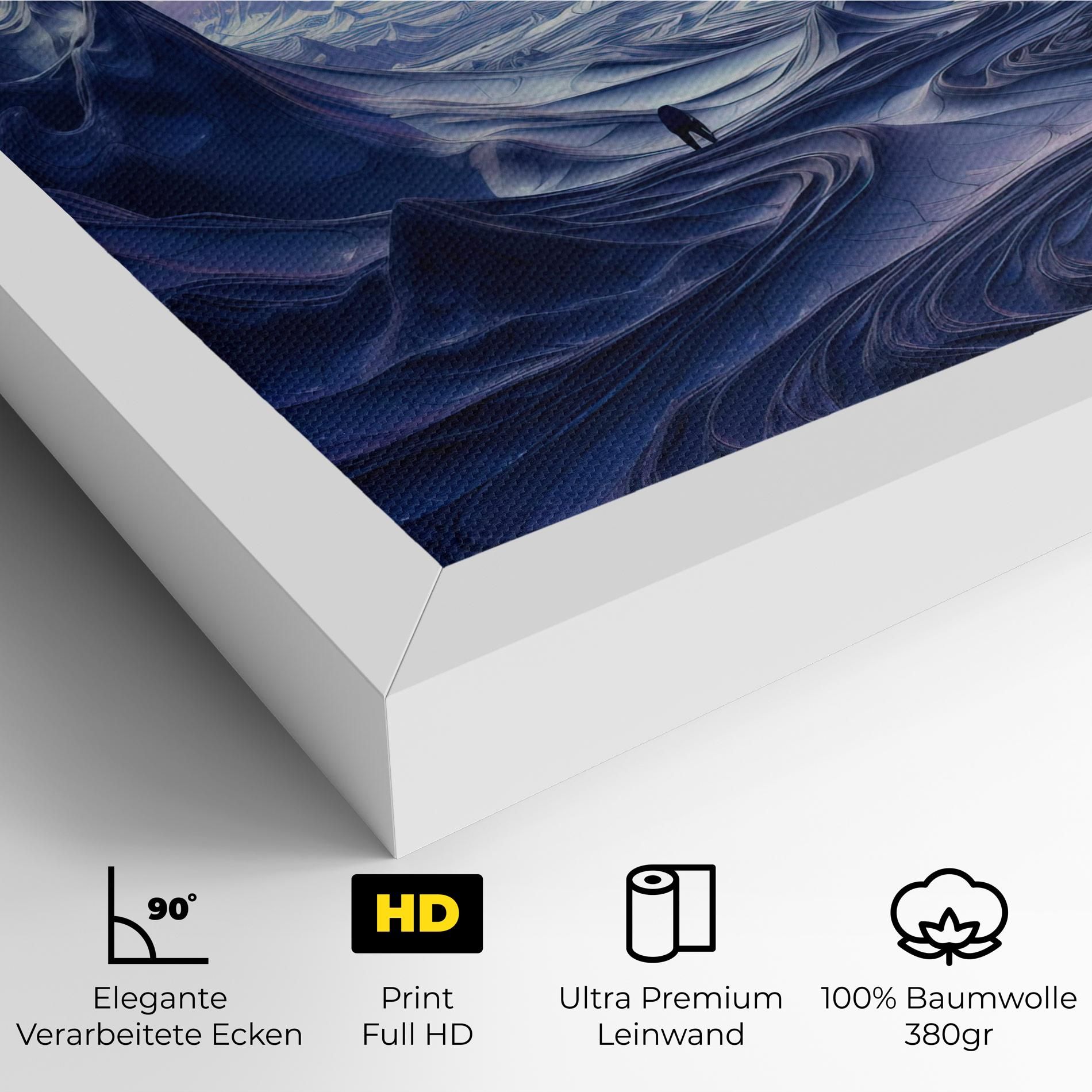 Snowy Landscape Art mockup 4