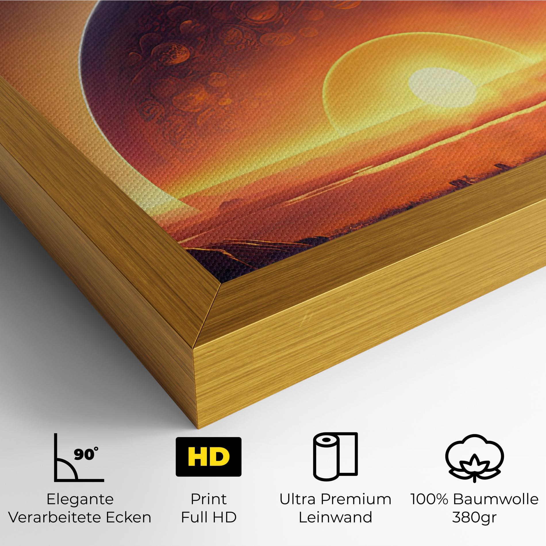 Leinwandbild Abstract Fantasy Science mockup 4