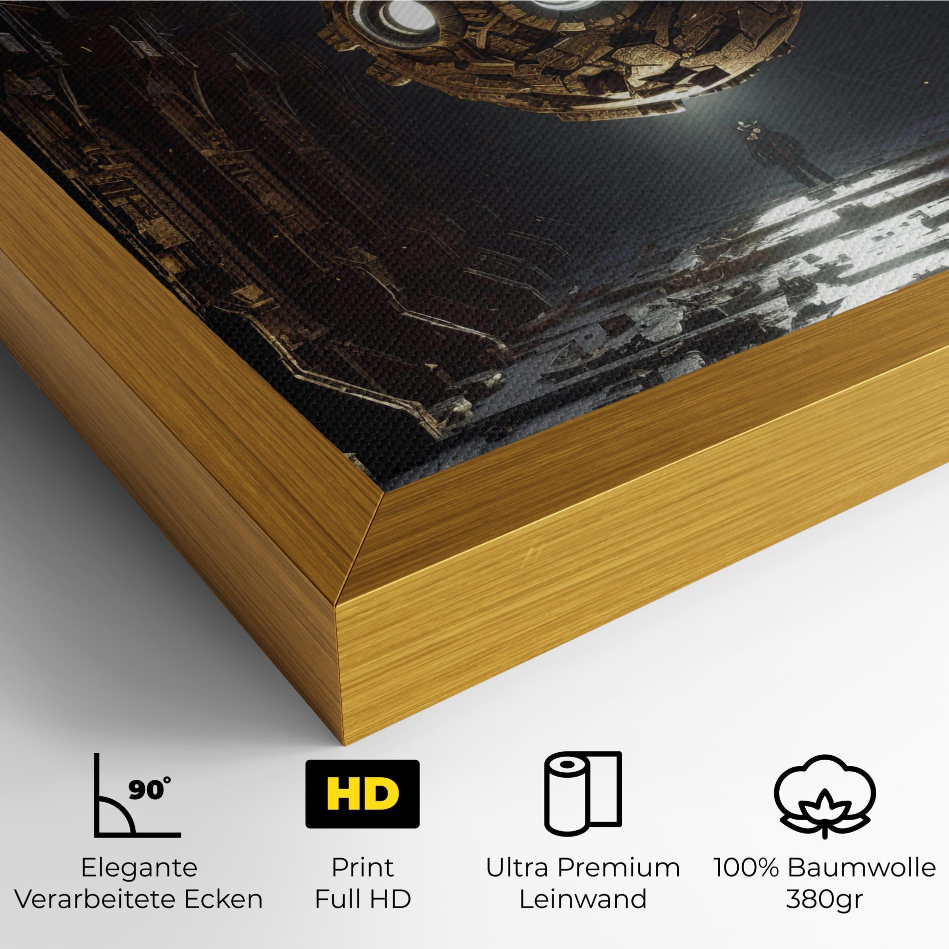 Leinwandbild Cryptic Art mockup 4