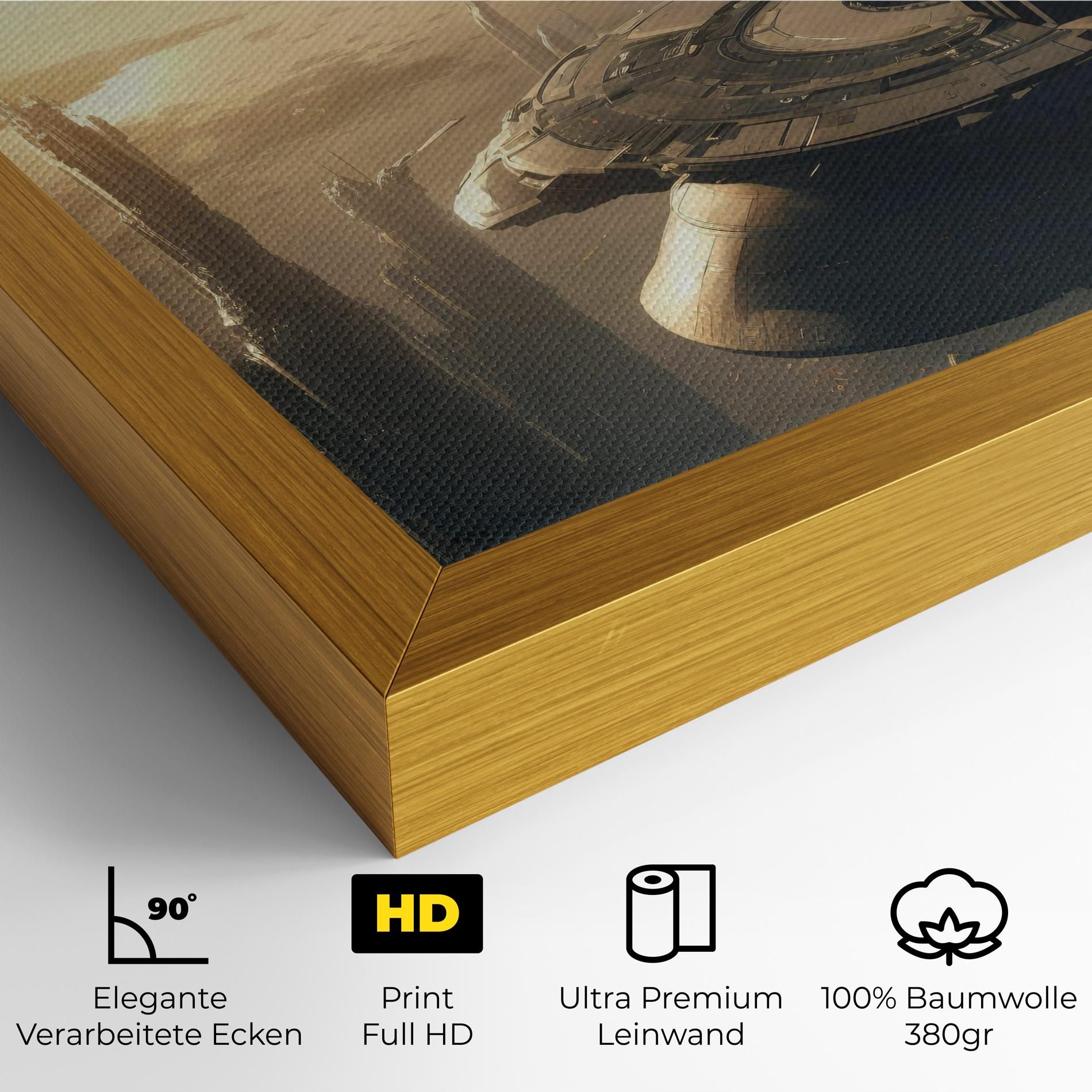 Fantasy Futuristic Cityscape mockup 4