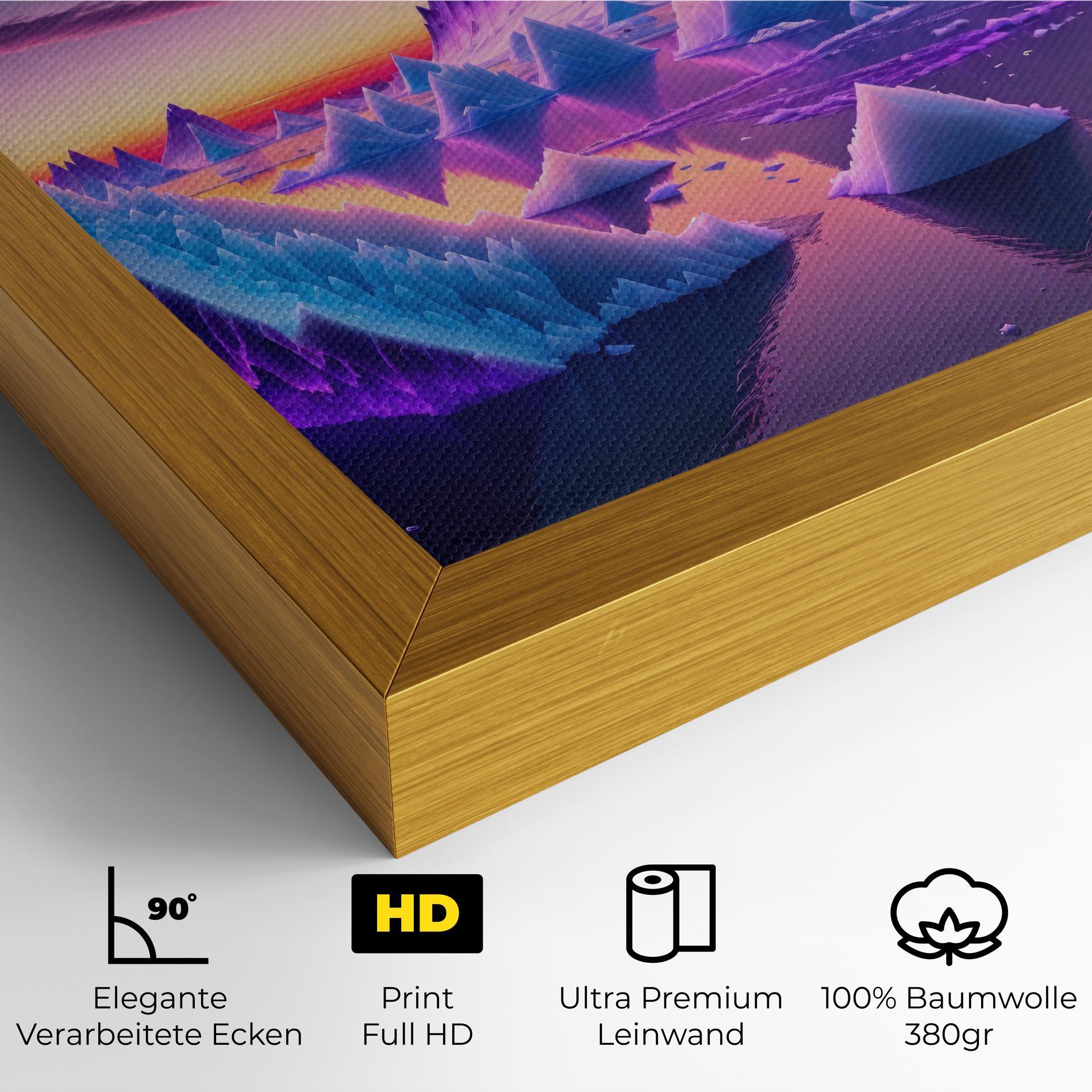 Leinwandbild Floating Iceberg mockup 4