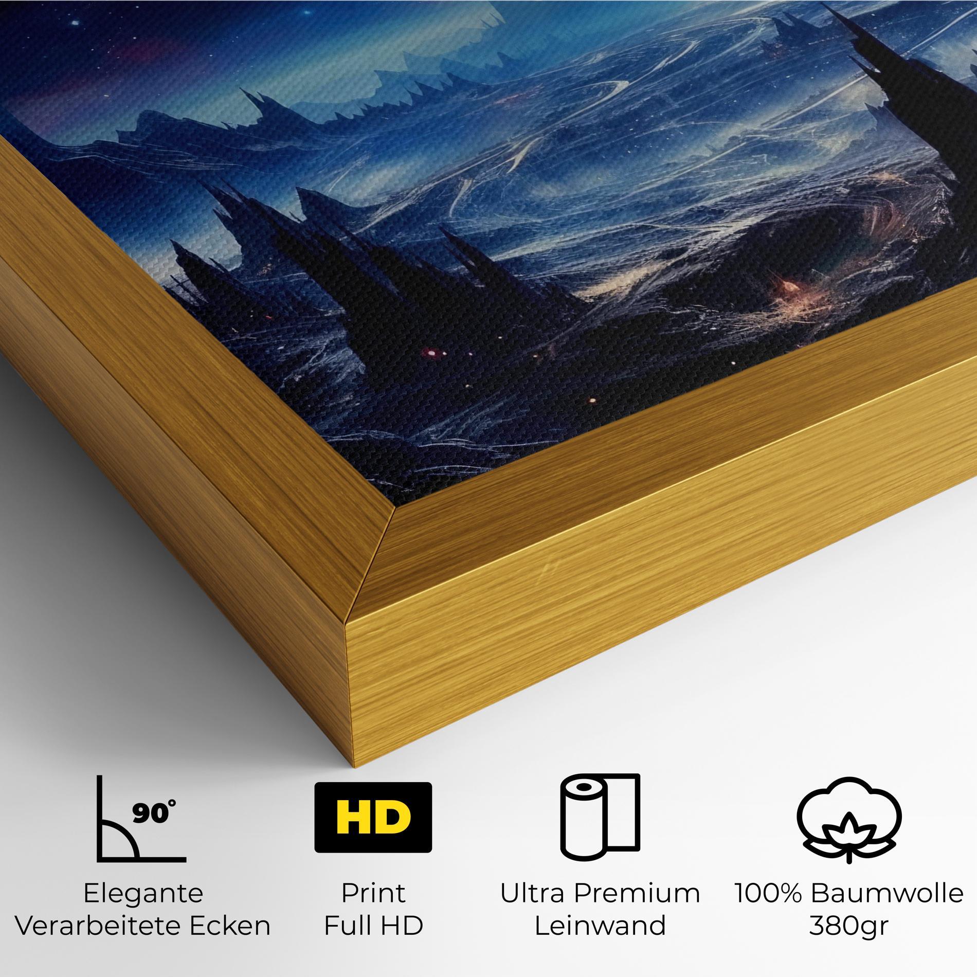 Leinwandbild Planets And Stars mockup 4