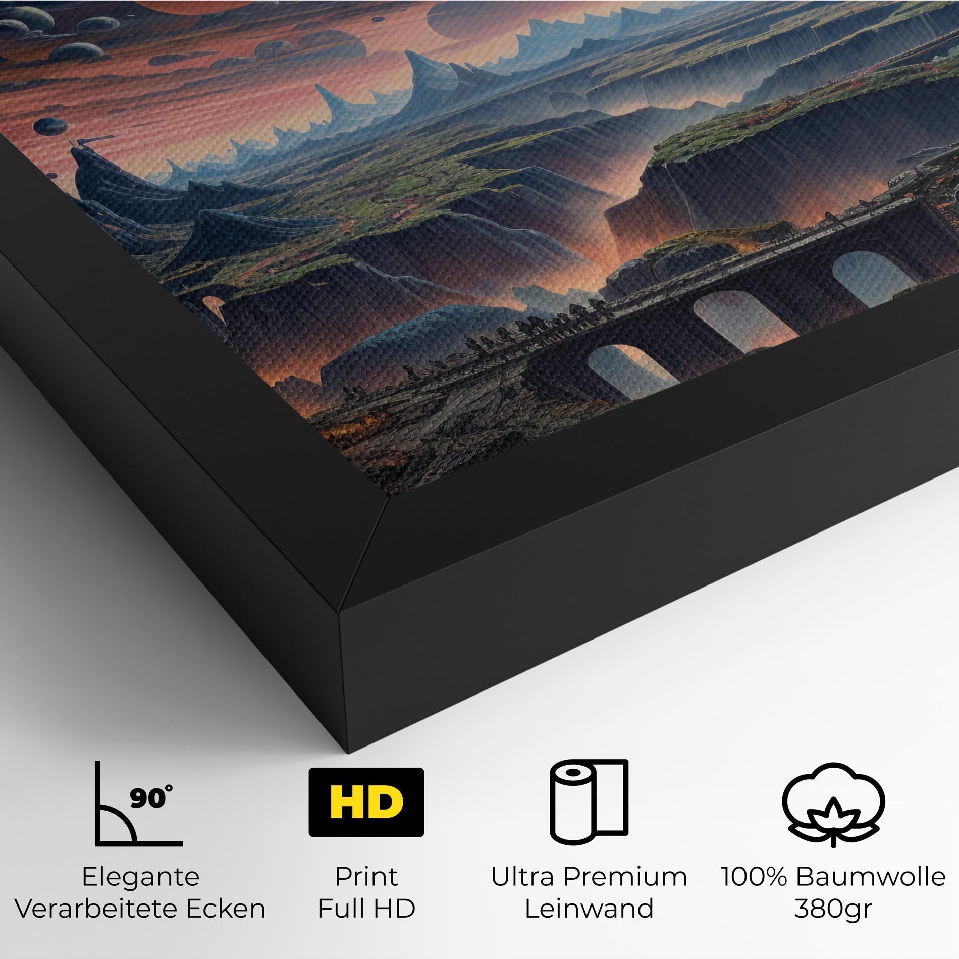 Leinwandbild Celestial Chronicler mockup 4