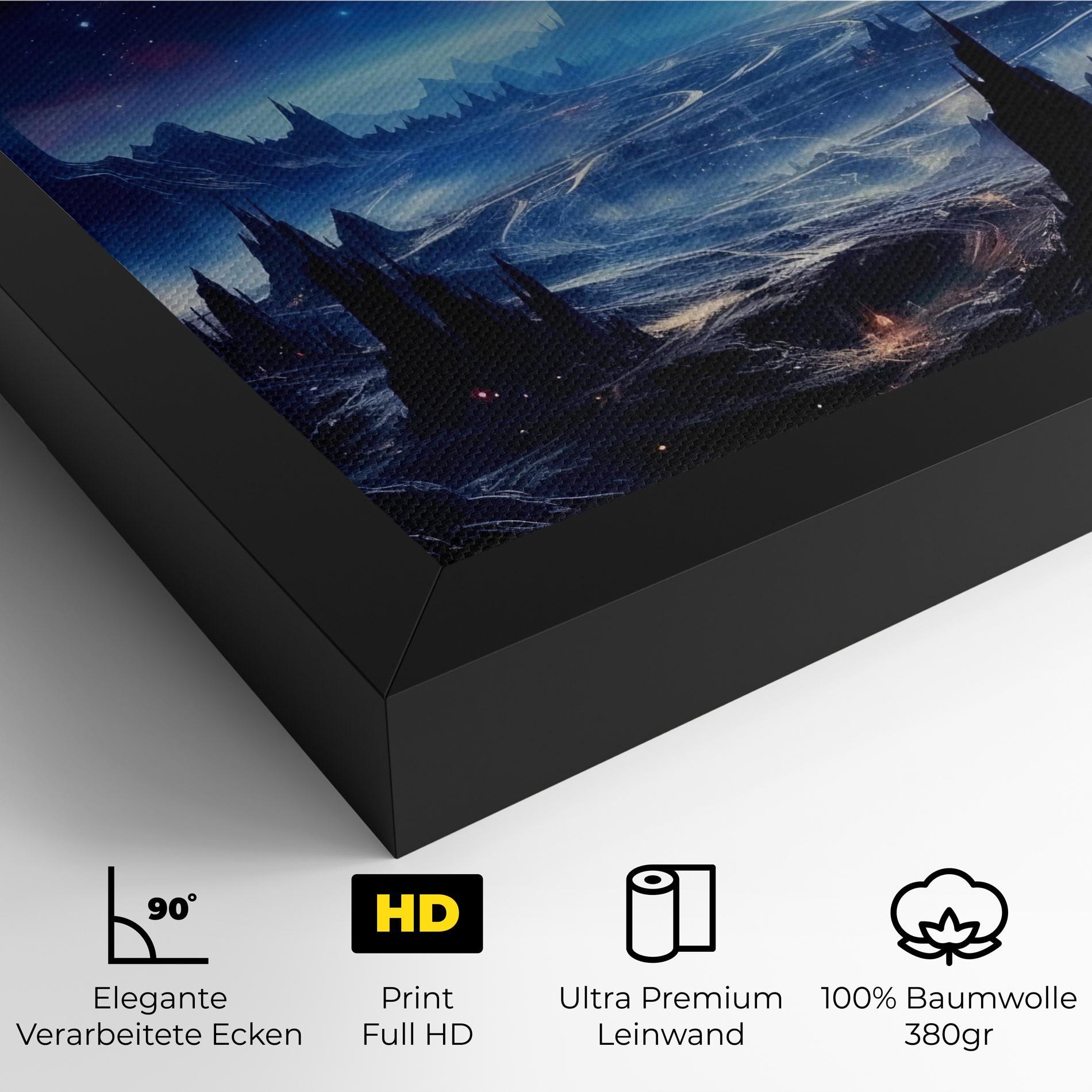 Leinwandbild Planets And Stars mockup 4