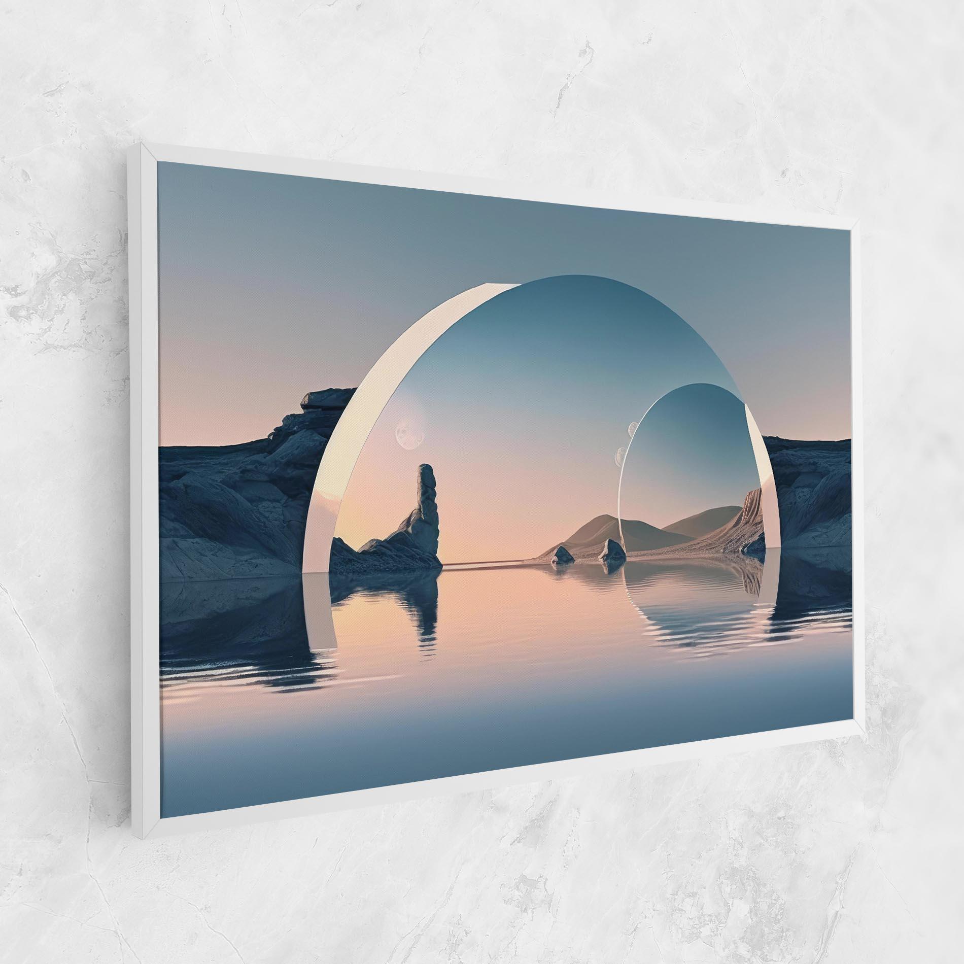Leinwandbild 3d Fantastic Elements mockup 1