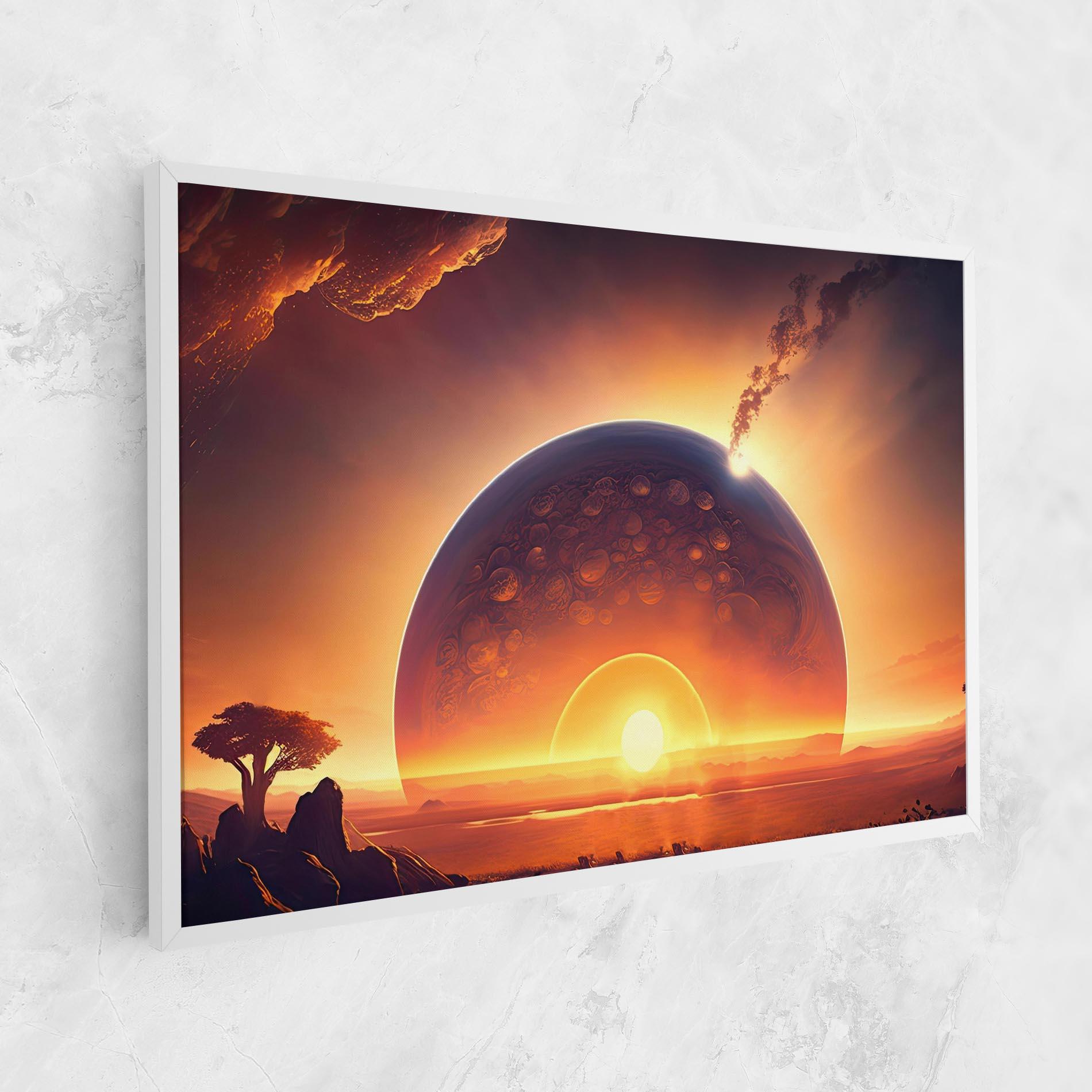 Leinwandbild Abstract Fantasy Science mockup 1