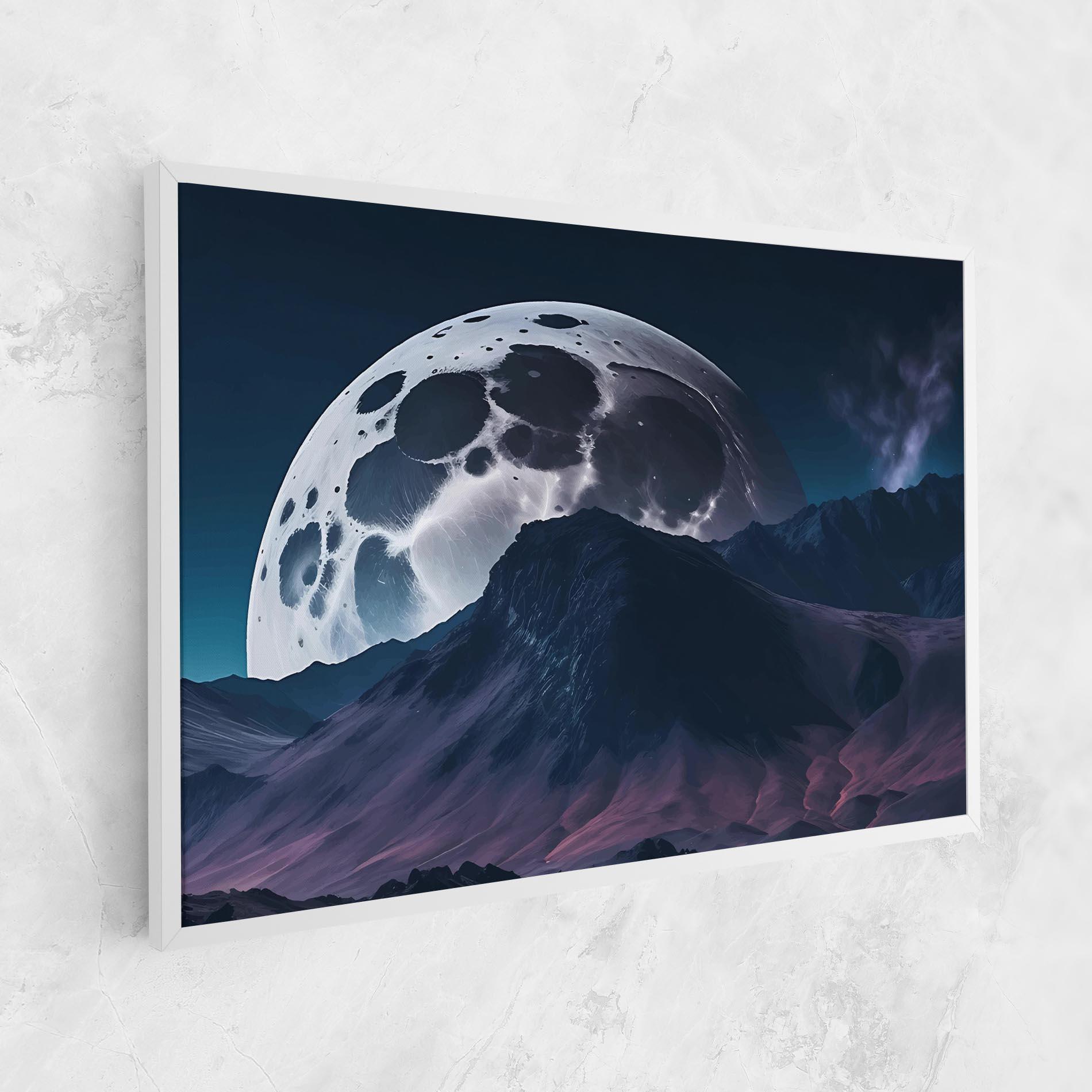 Leinwandbild Full Moon Smoke mockup 1