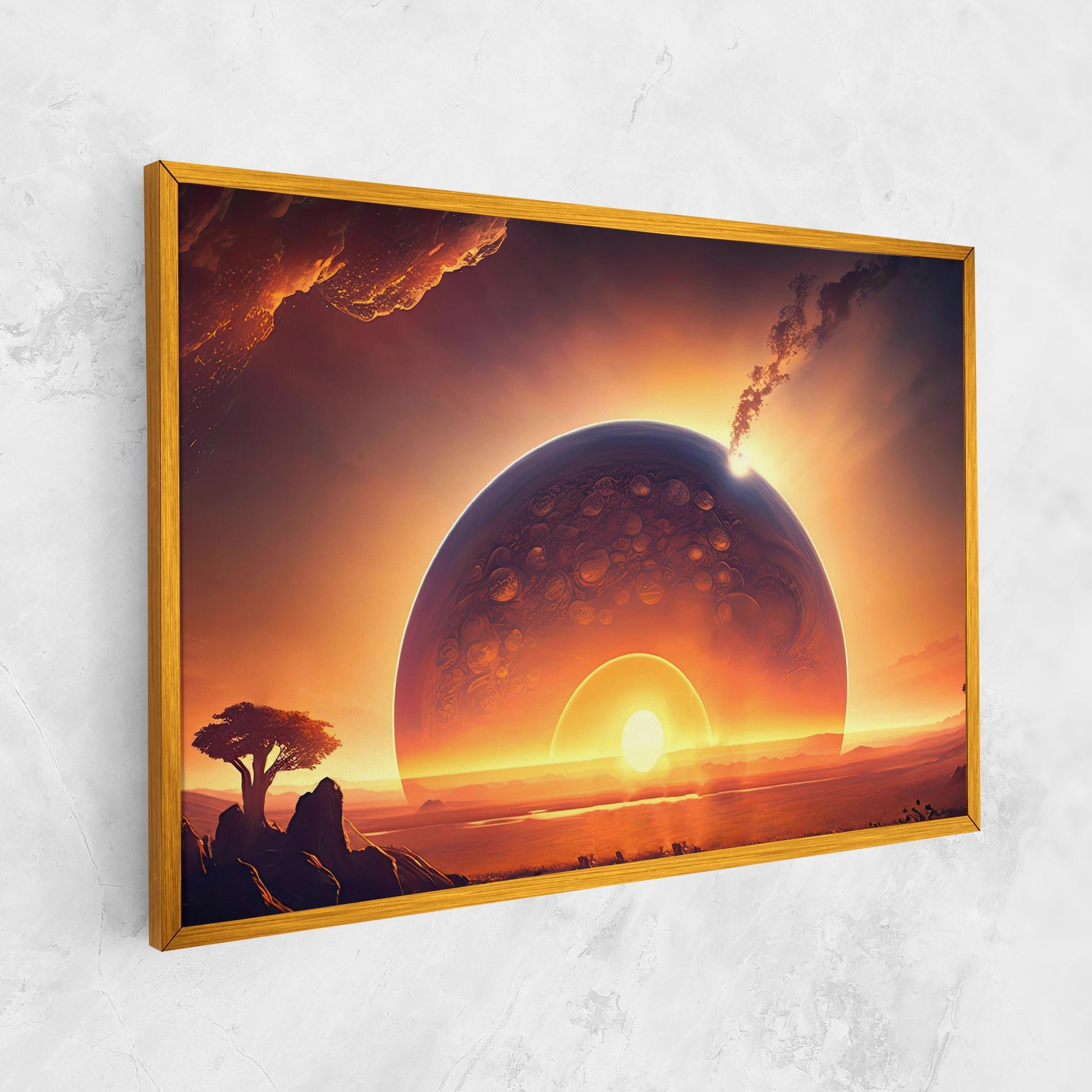 Leinwandbild Abstract Fantasy Science mockup 1