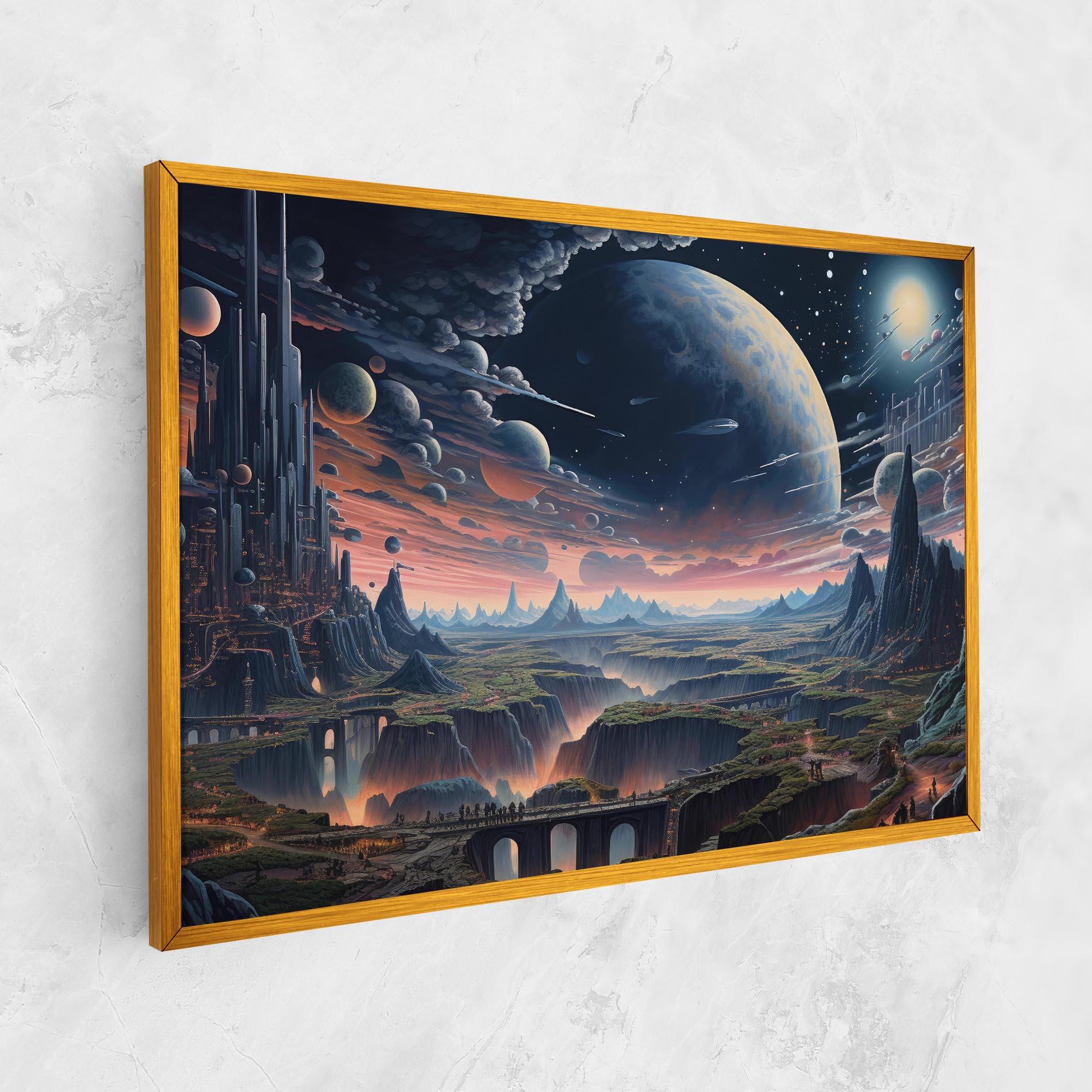 Leinwandbild Celestial Chronicler mockup 1