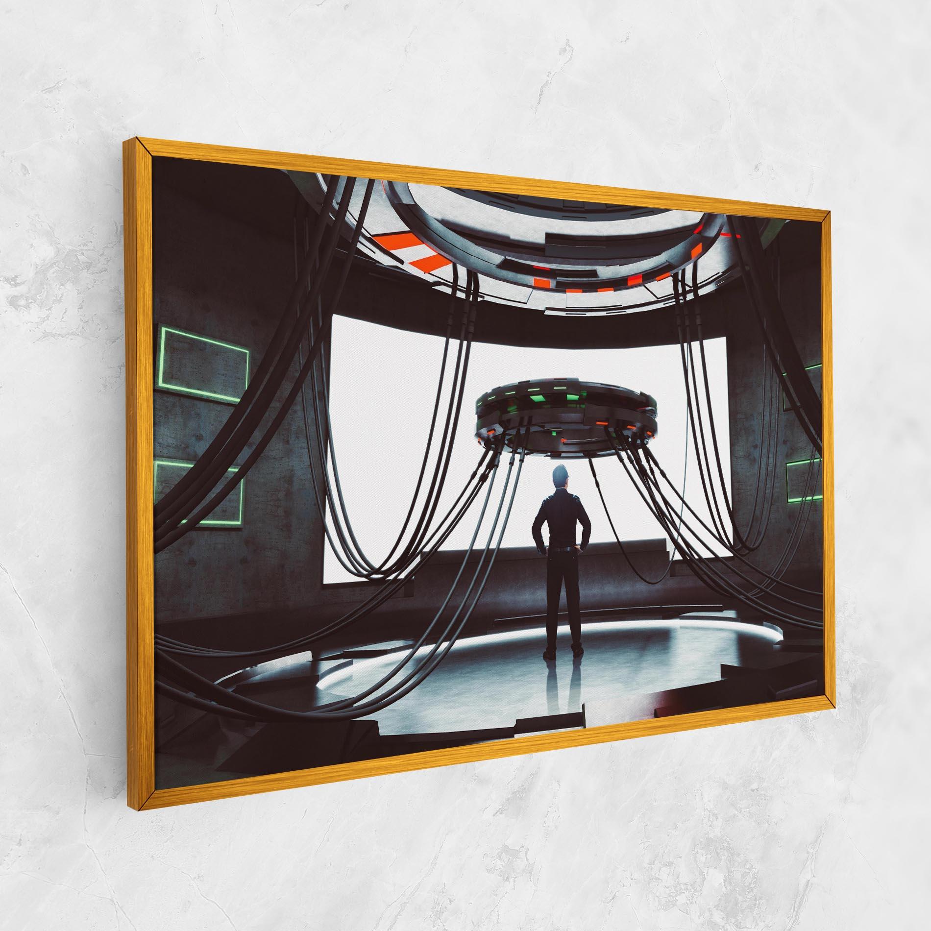 Leinwandbild Cyber Chronicle mockup 1