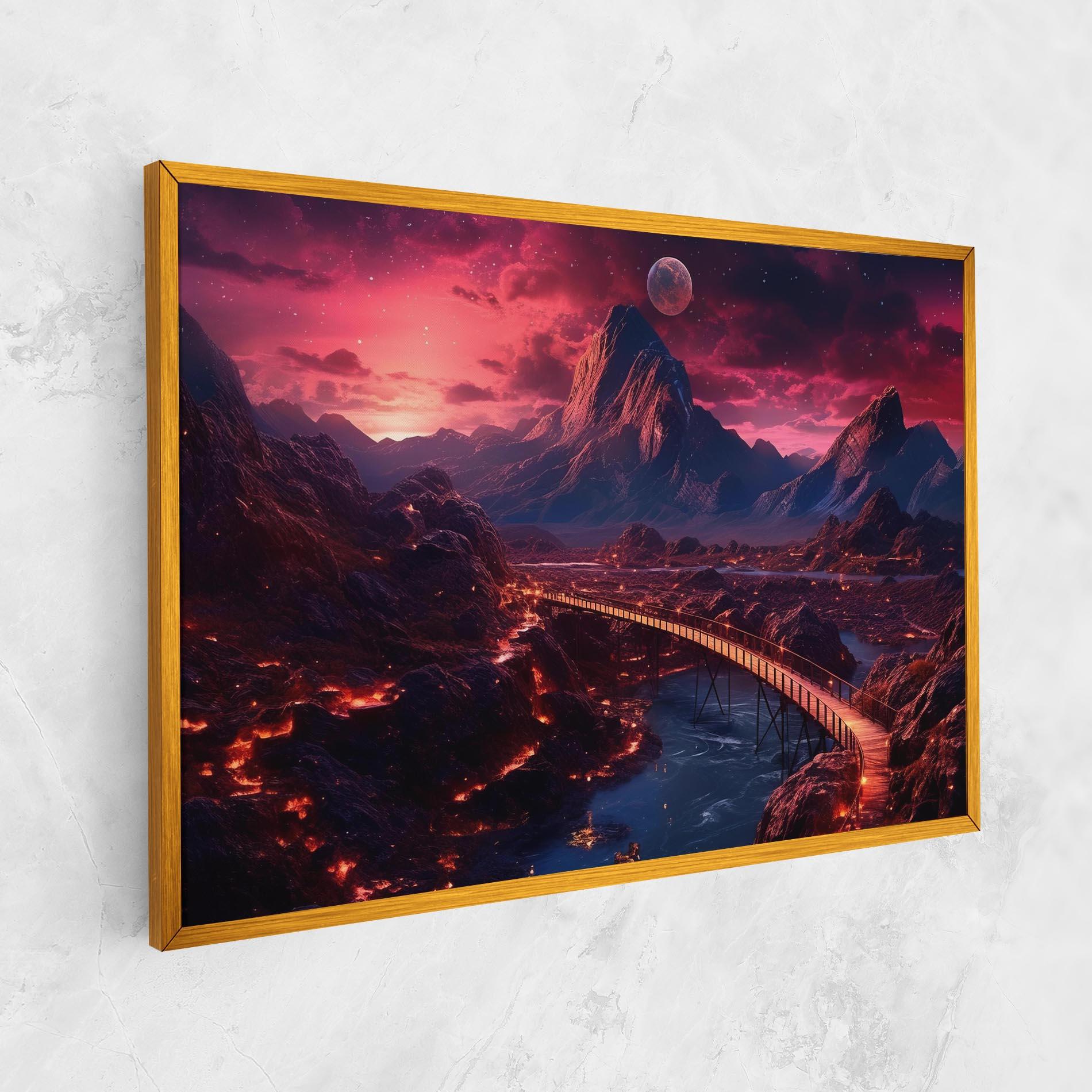 Leinwandbild Interstellar Journey mockup 1