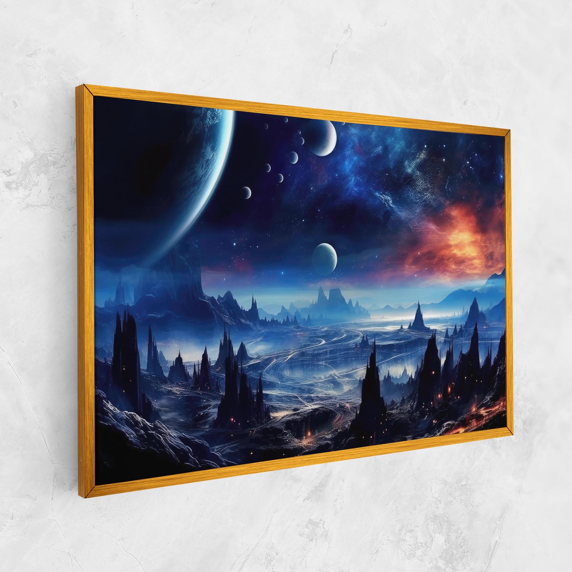 Leinwandbild Planets And Stars mockup 1