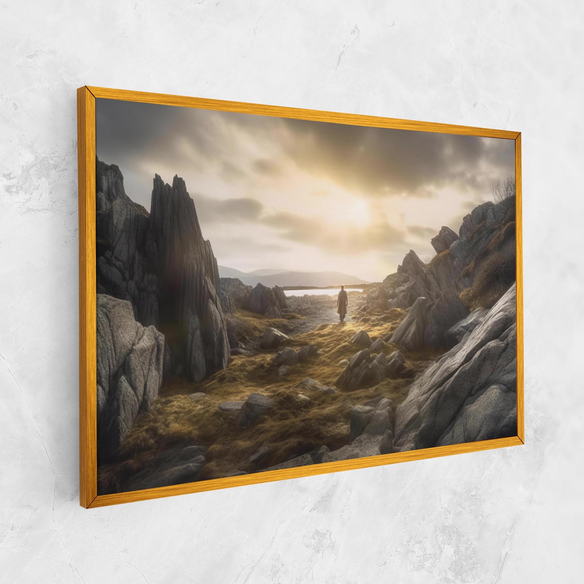 Leinwandbild Rocky Area Man mockup 1