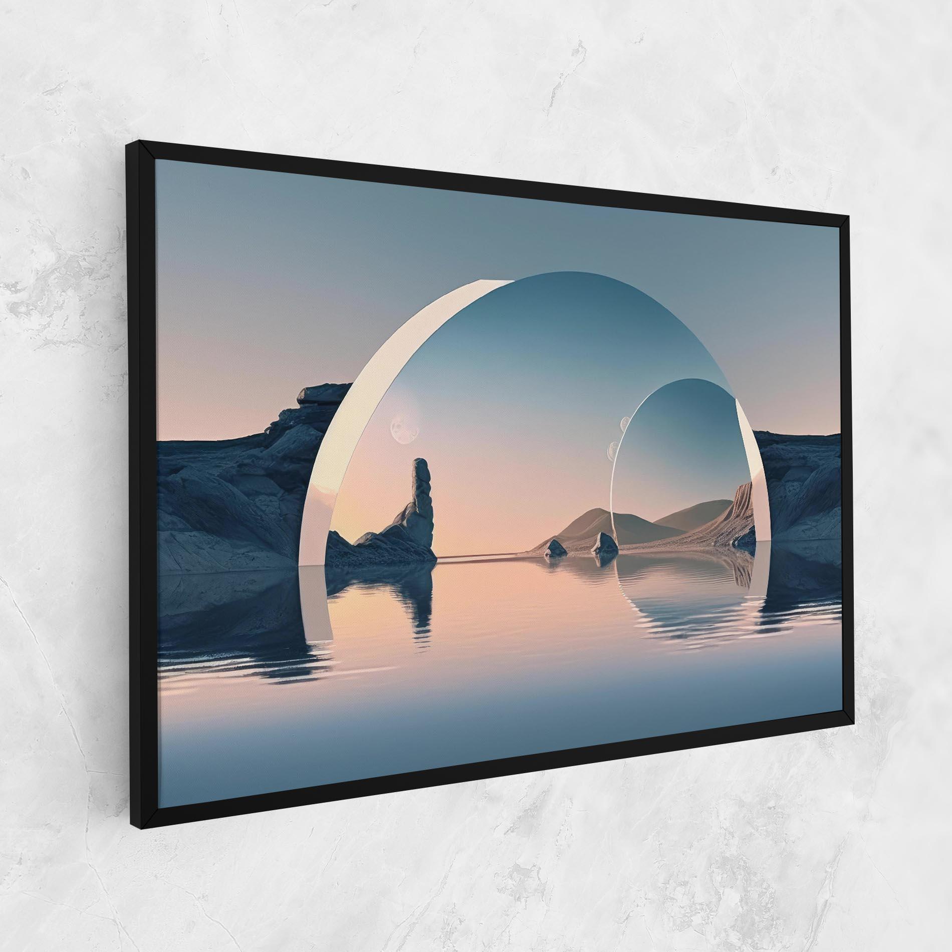 Leinwandbild 3d Fantastic Elements mockup 1
