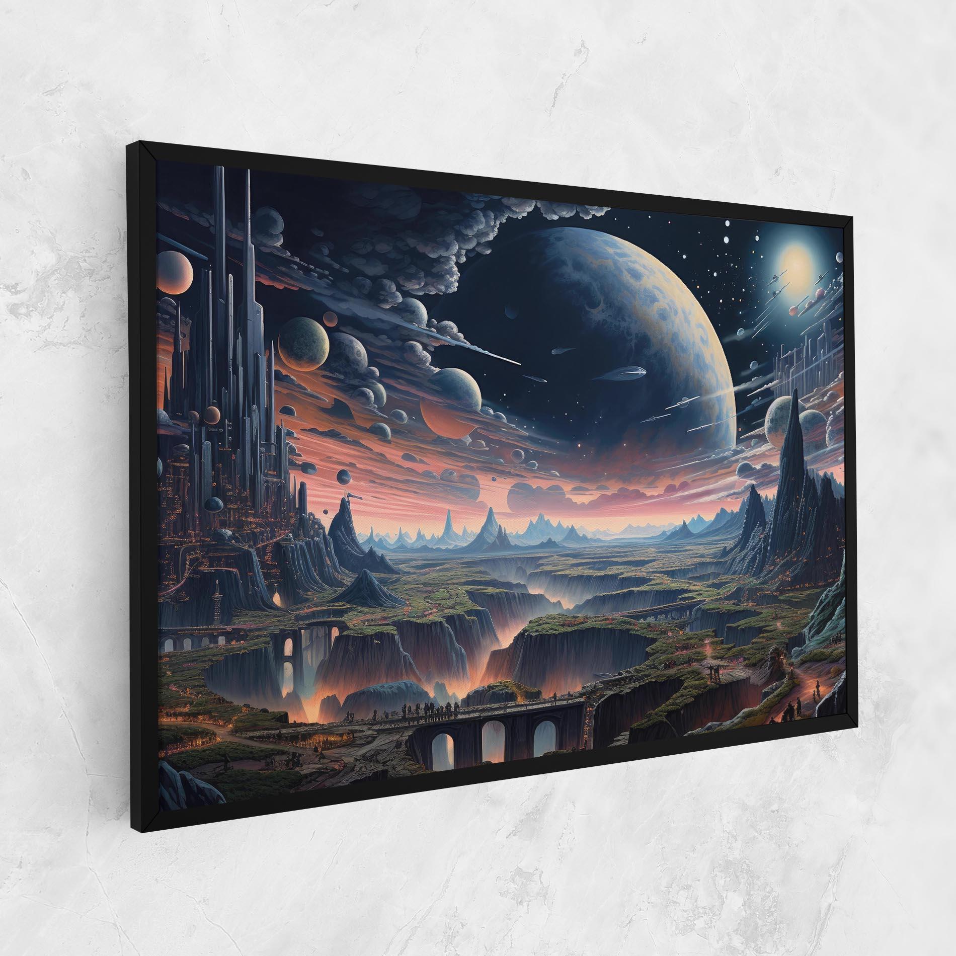 Leinwandbild Celestial Chronicler mockup 1