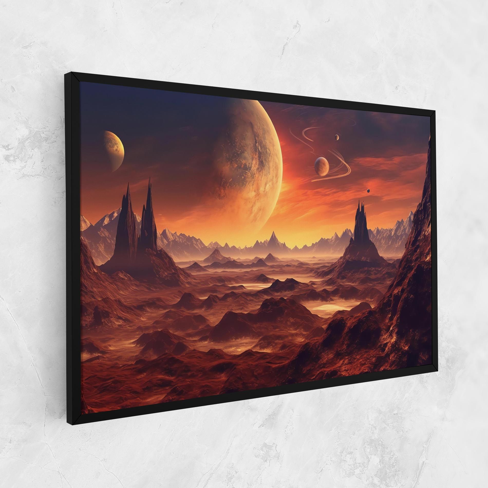 Fiery Orange Sunset mockup 1