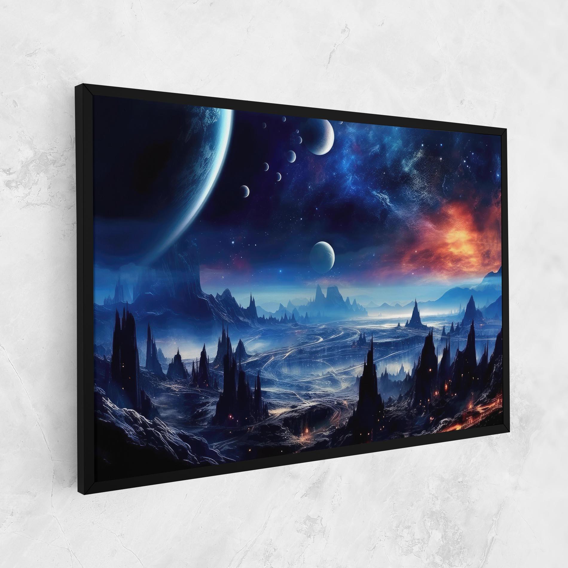 Leinwandbild Planets And Stars mockup 1