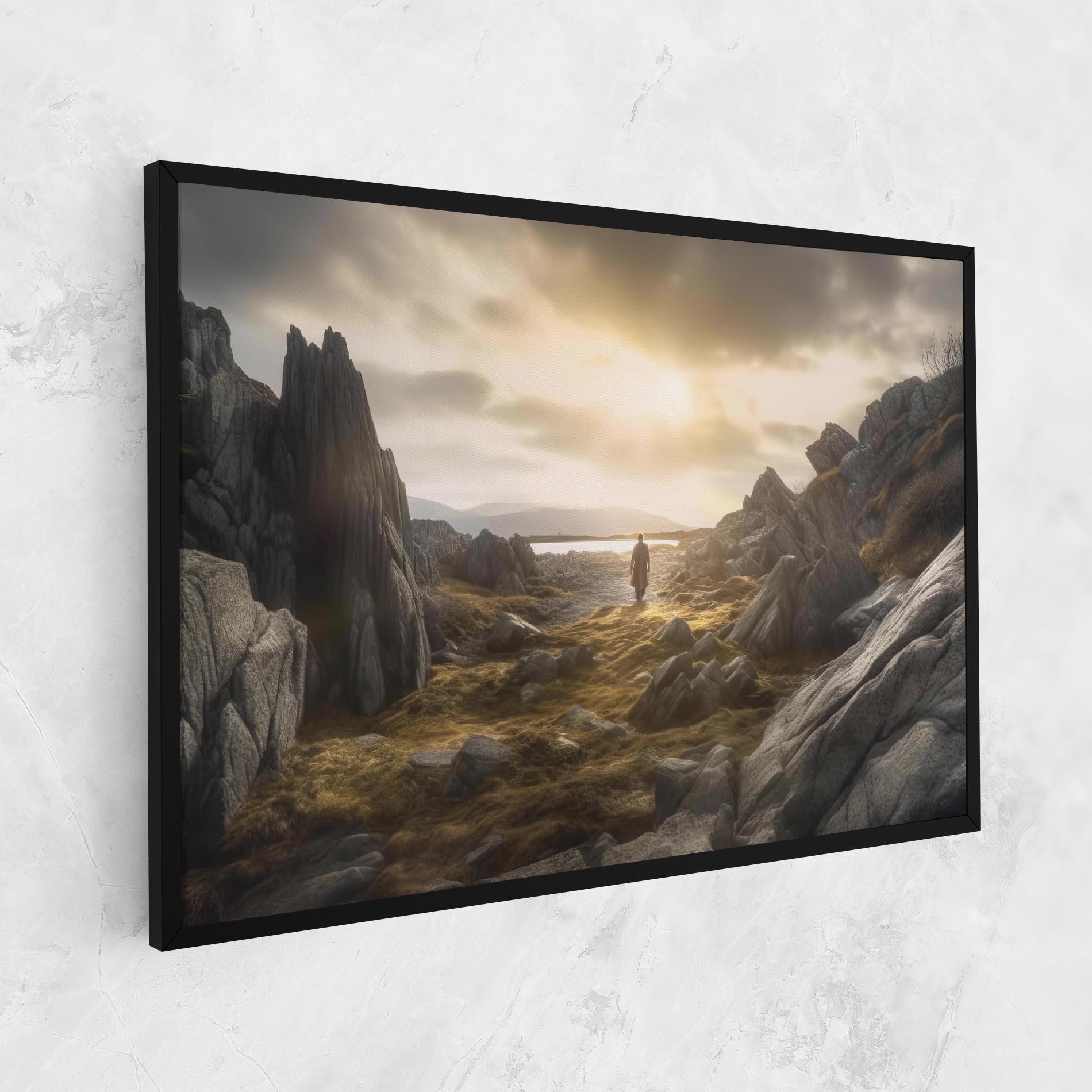 Leinwandbild Rocky Area Man mockup 1