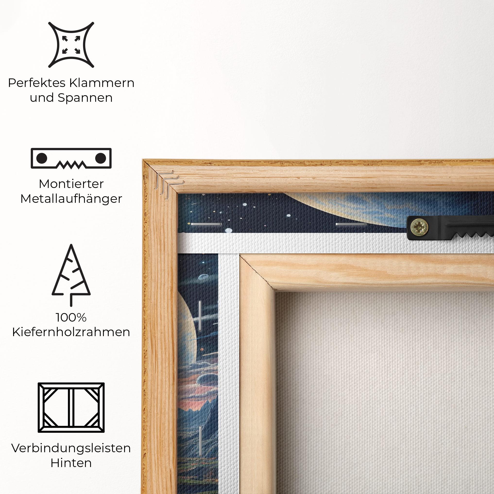 Leinwandbild Celestial Chronicler mockup 5