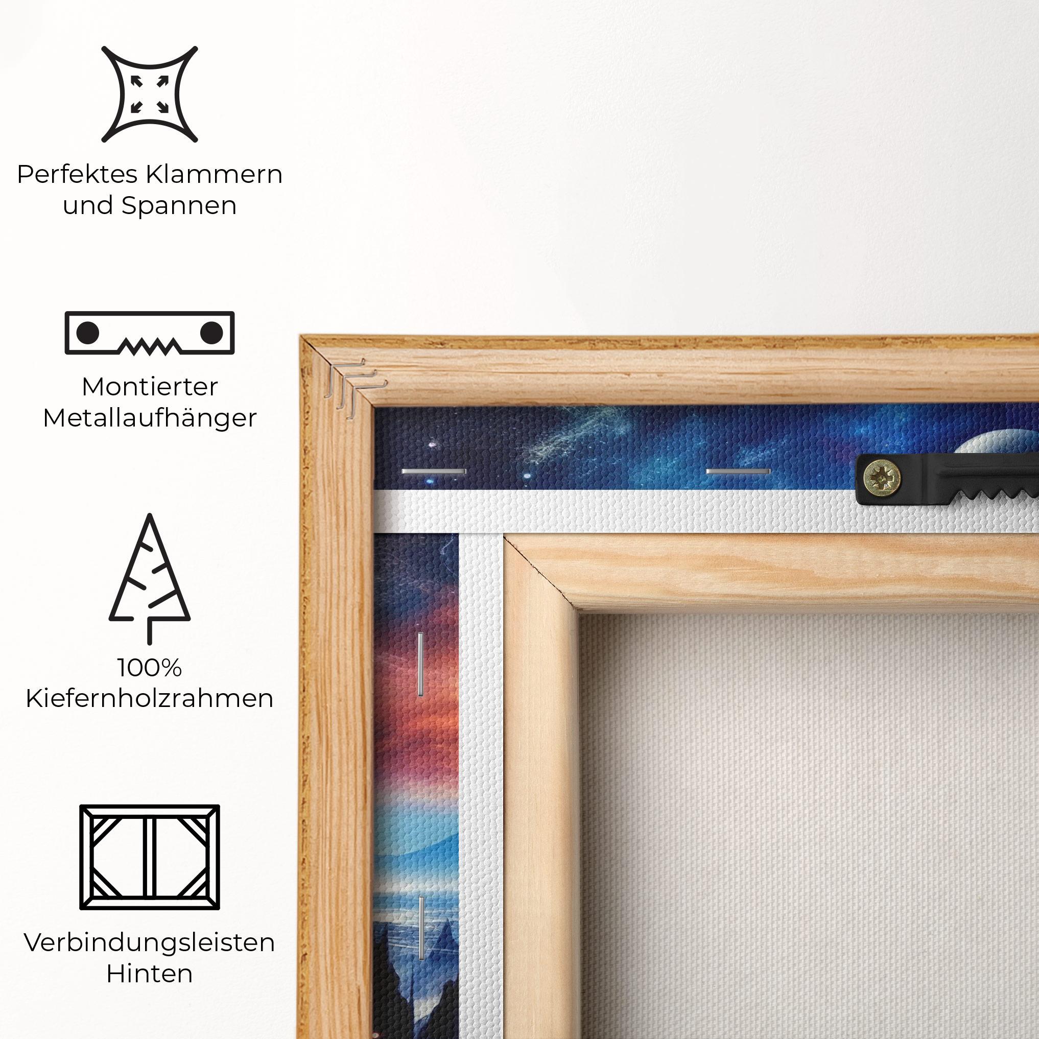 Leinwandbild Planets And Stars mockup 5