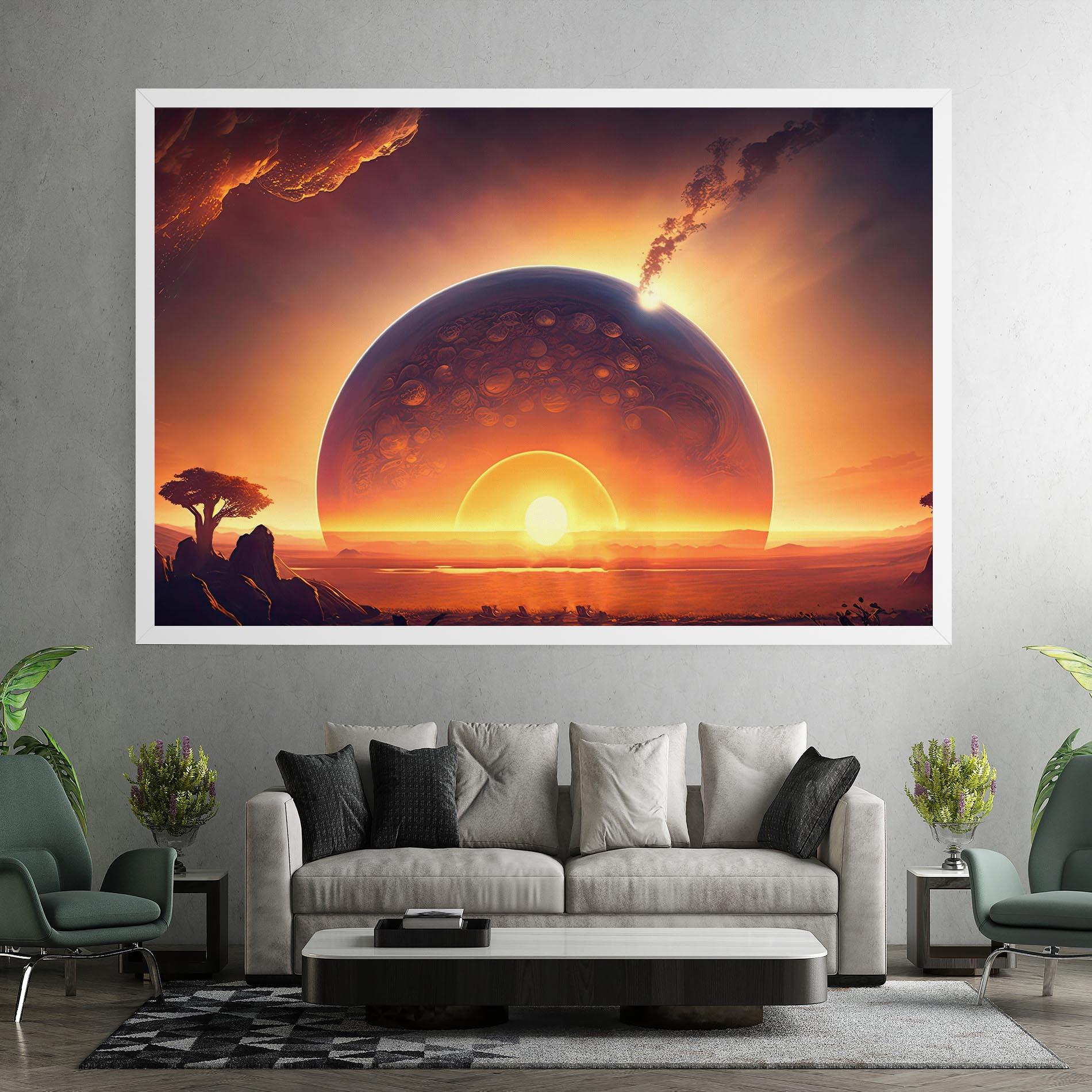 Leinwandbild Abstract Fantasy Science mockup 7