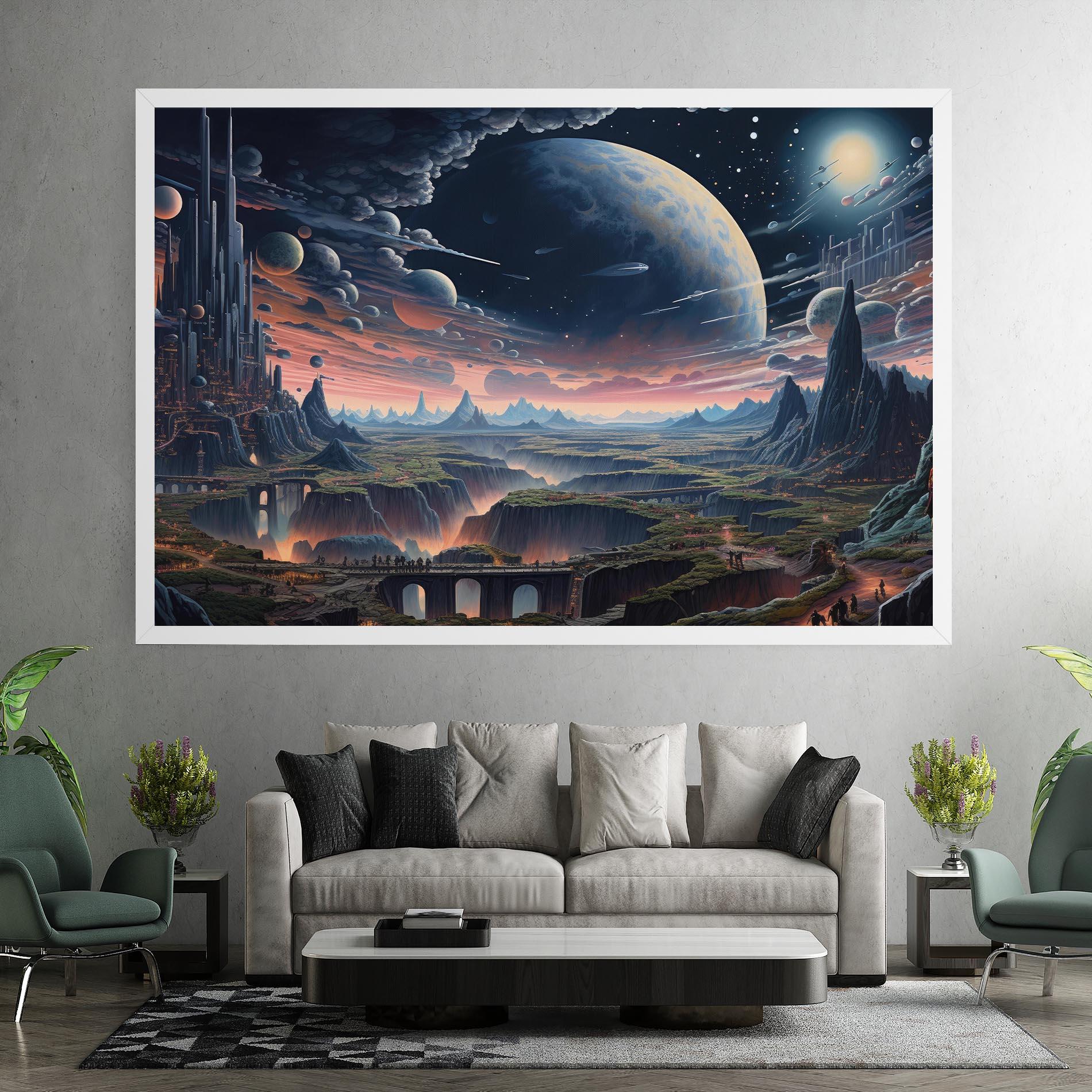 Leinwandbild Celestial Chronicler mockup 7
