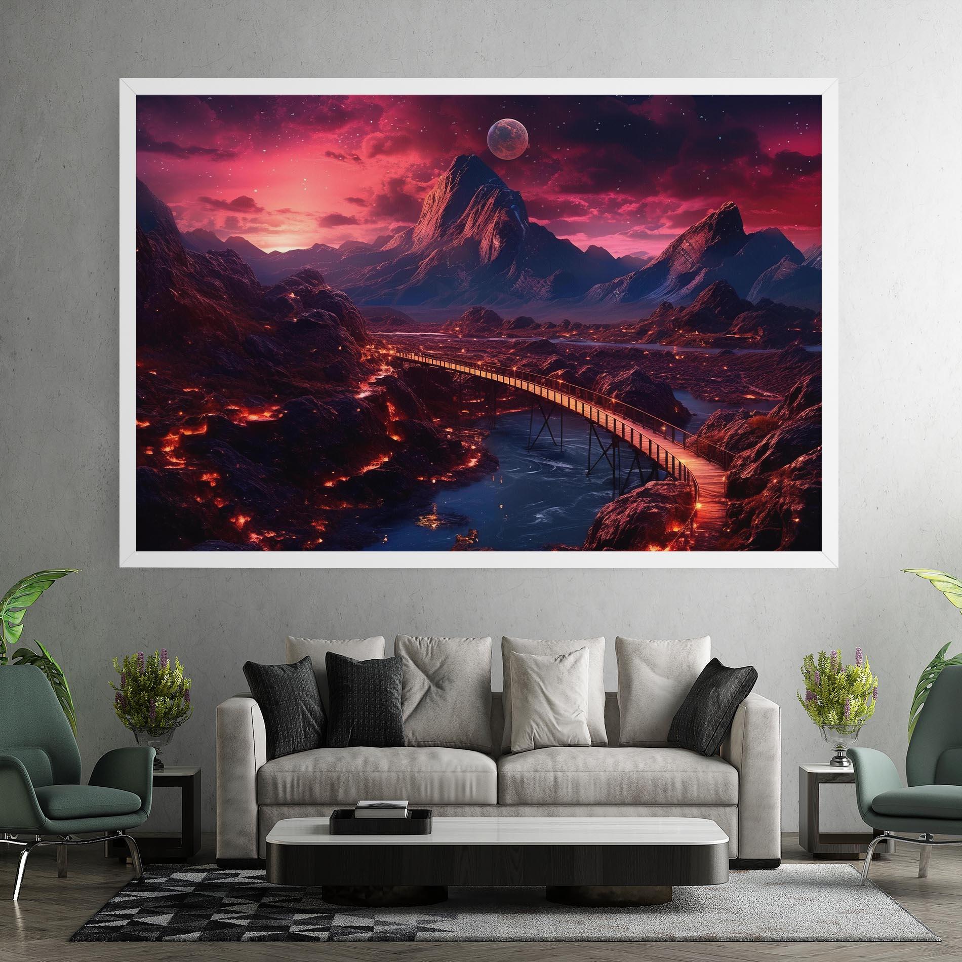 Leinwandbild Interstellar Journey mockup 7