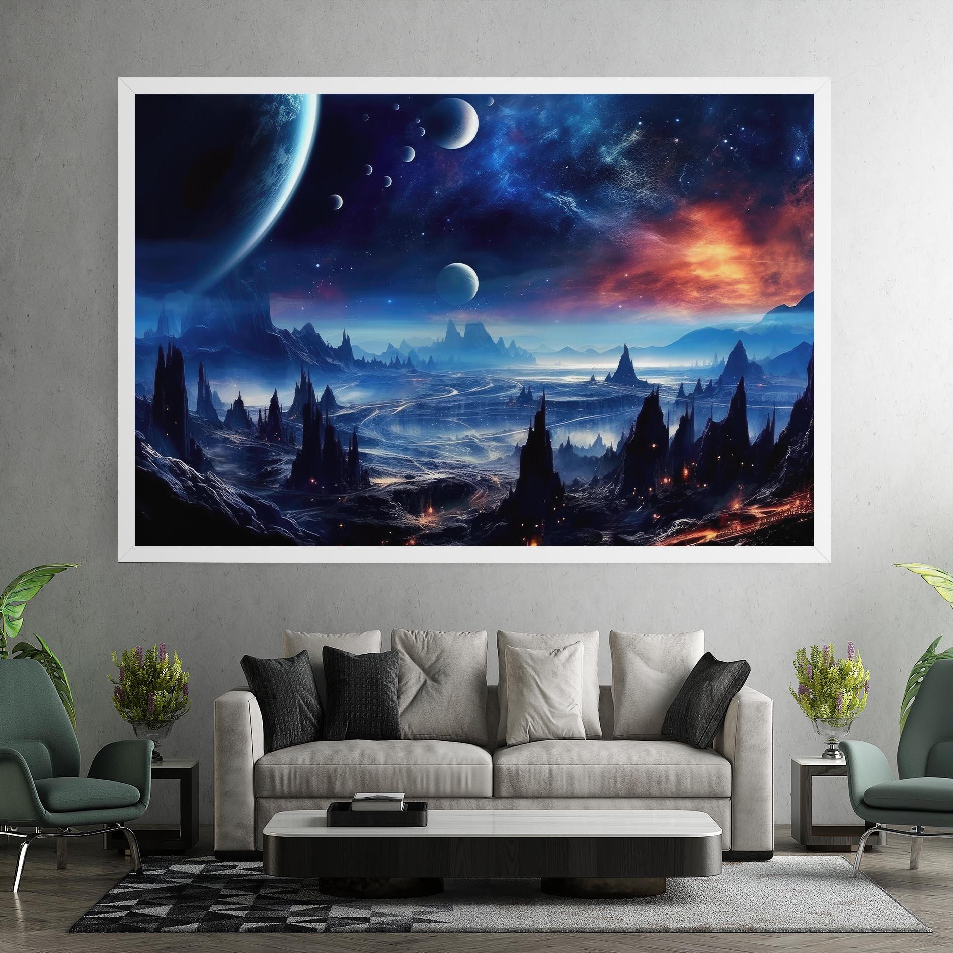 Leinwandbild Planets And Stars mockup 7