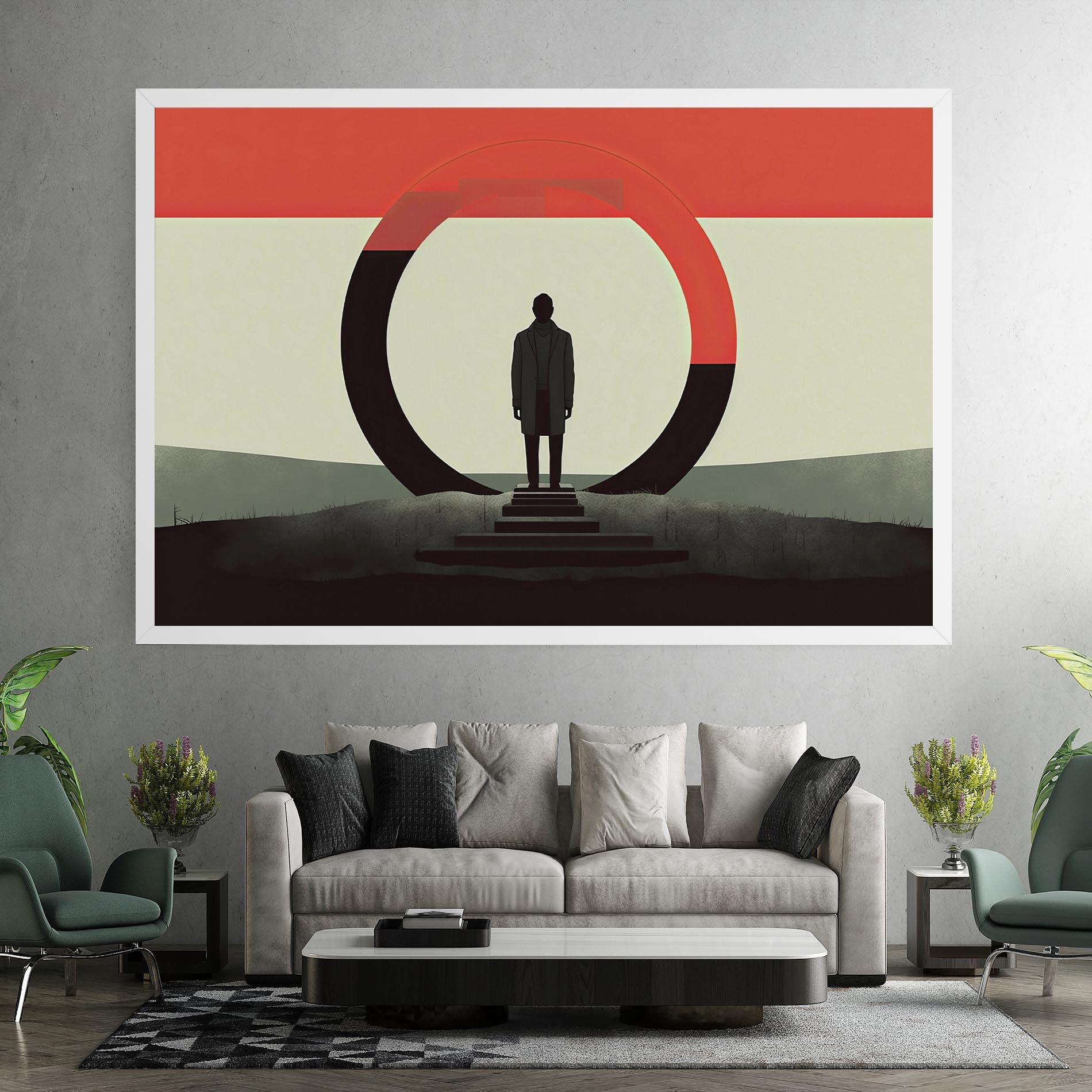 Leinwandbild Portal Art mockup 7