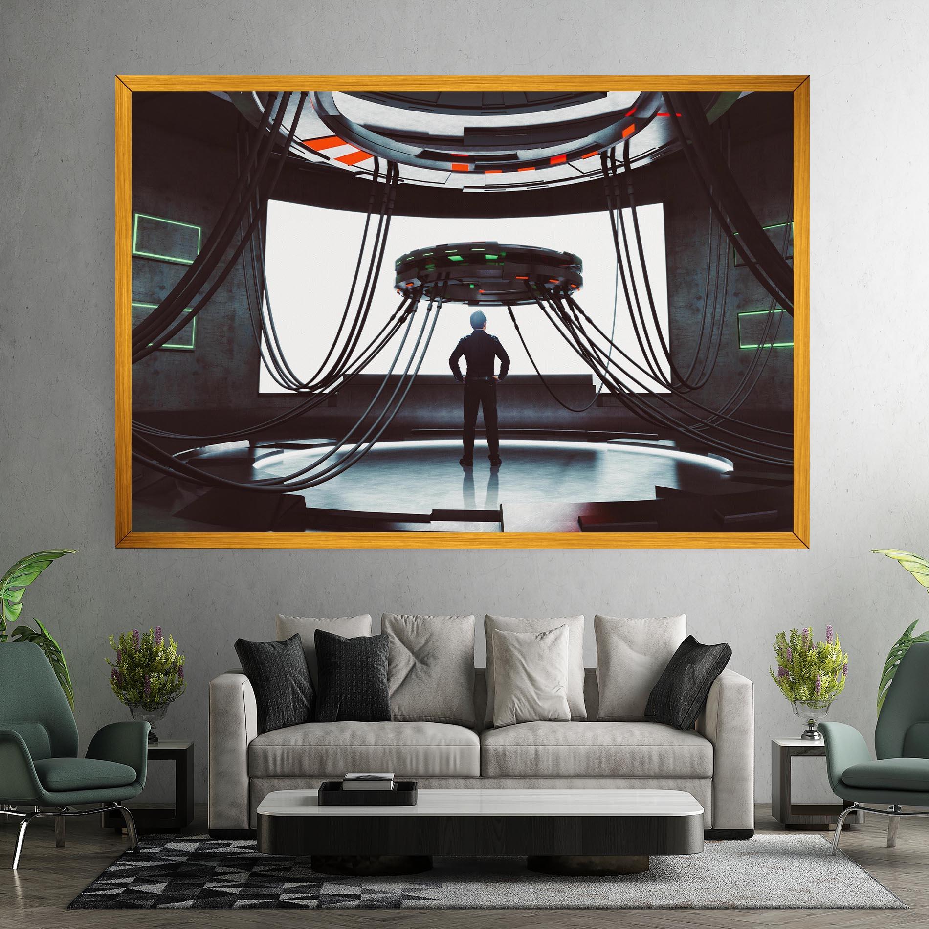 Leinwandbild Cyber Chronicle mockup 7