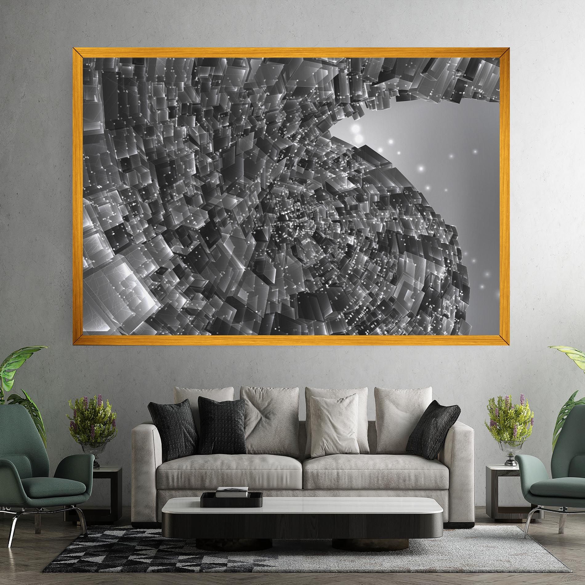 Grey Shape View mockup 7