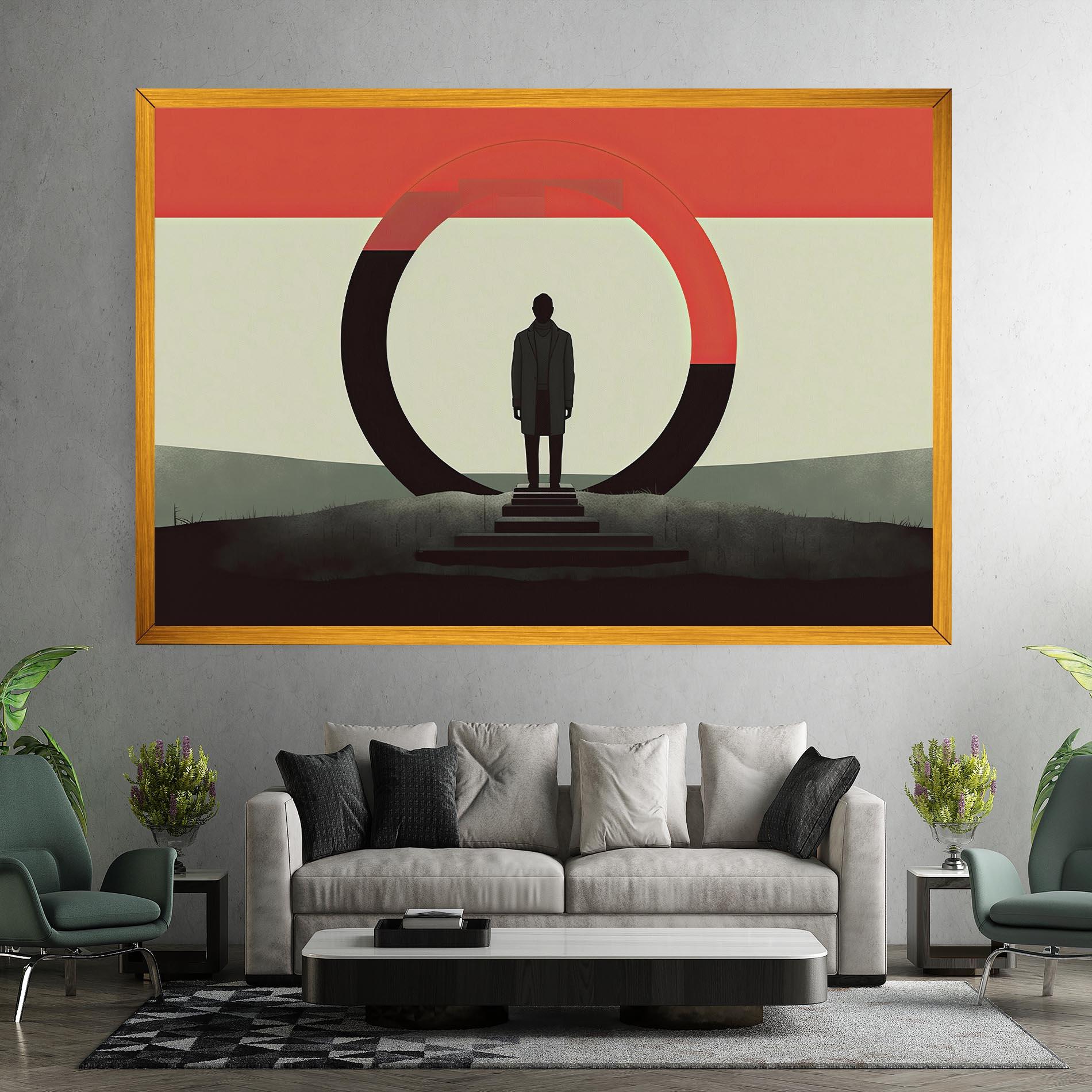 Leinwandbild Portal Art mockup 7