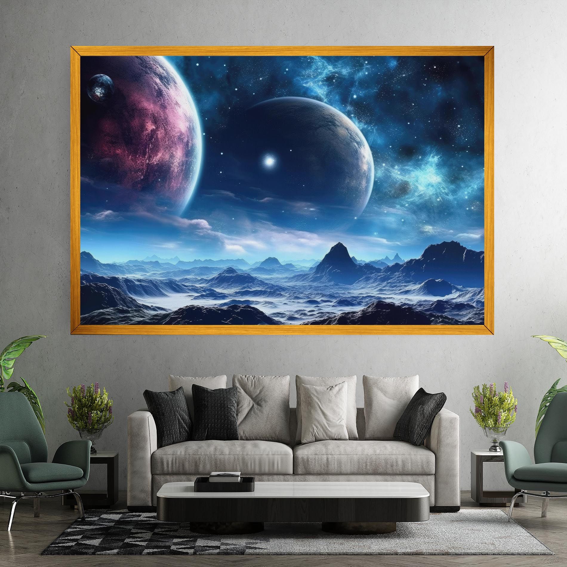 Space Planets And Stars mockup 7