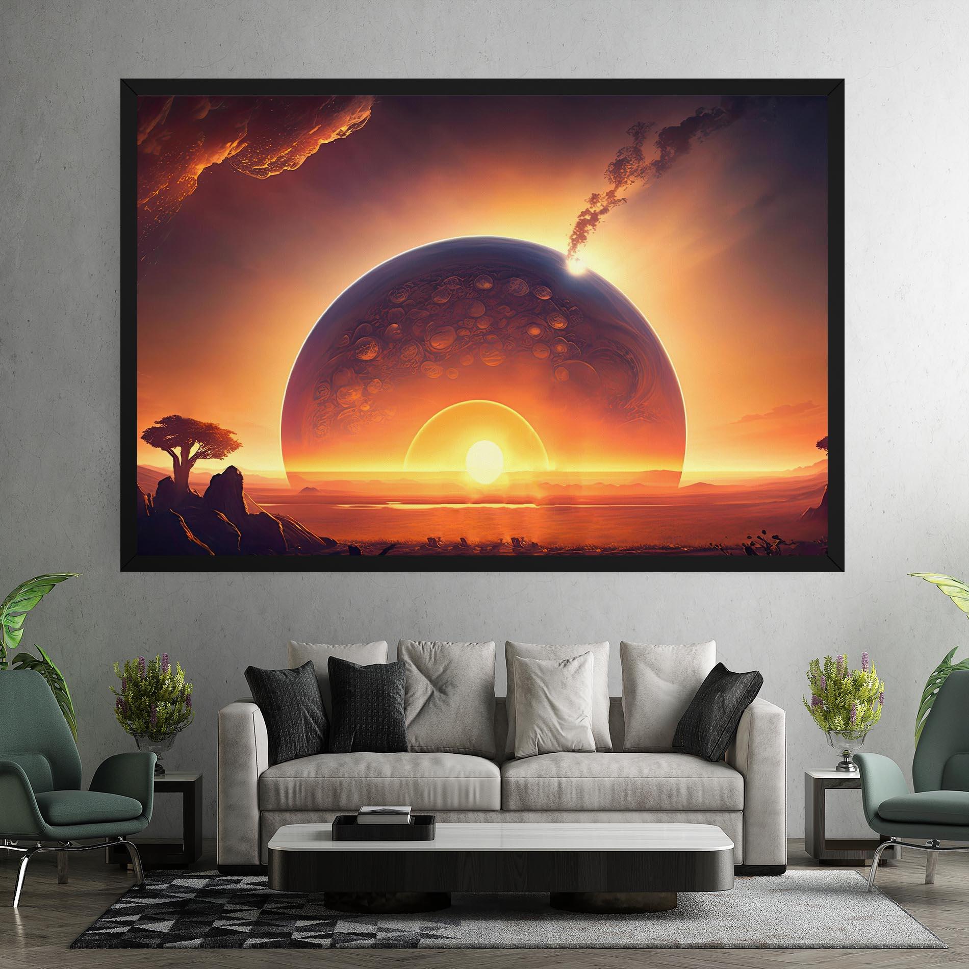 Leinwandbild Abstract Fantasy Science mockup 7