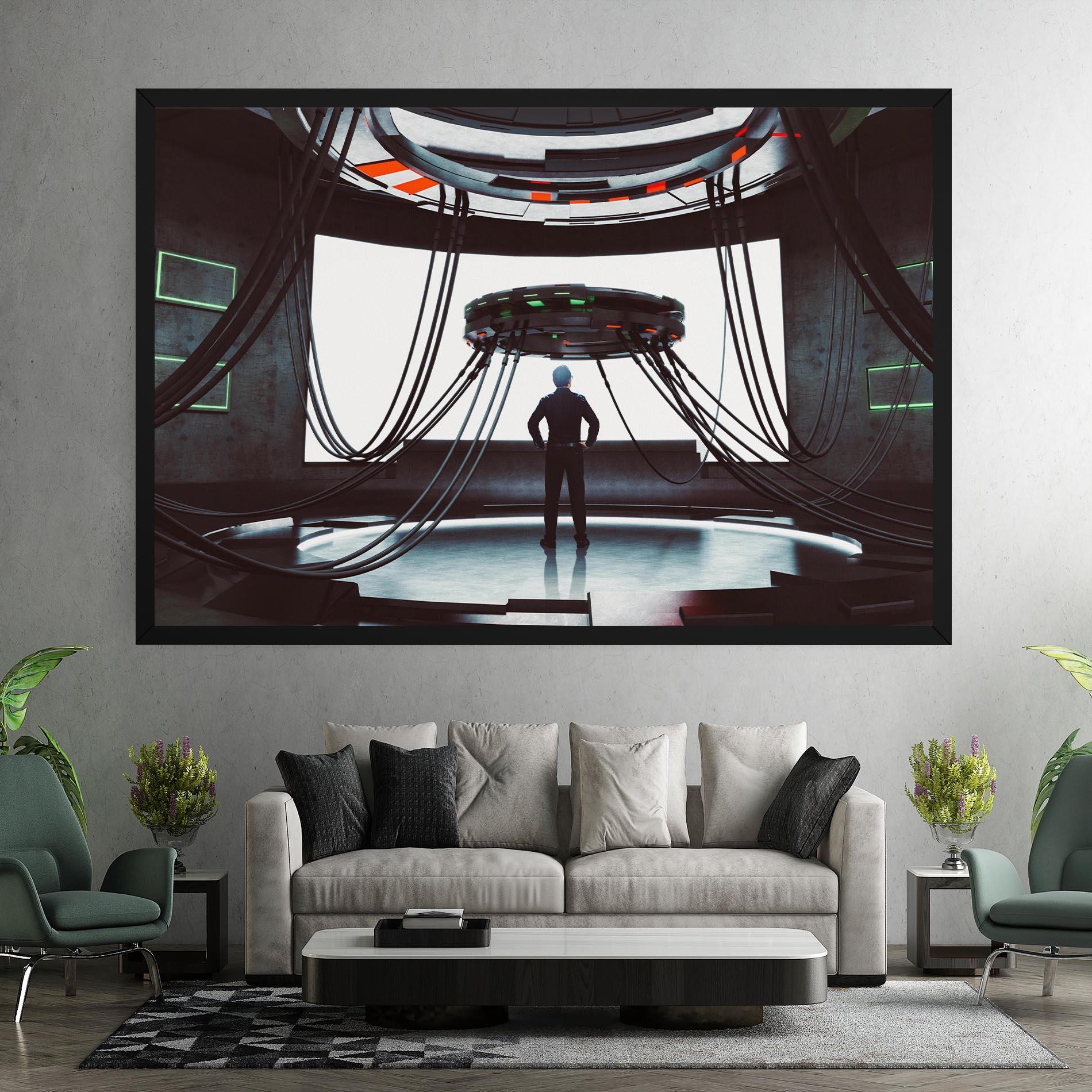 Leinwandbild Cyber Chronicle mockup 7