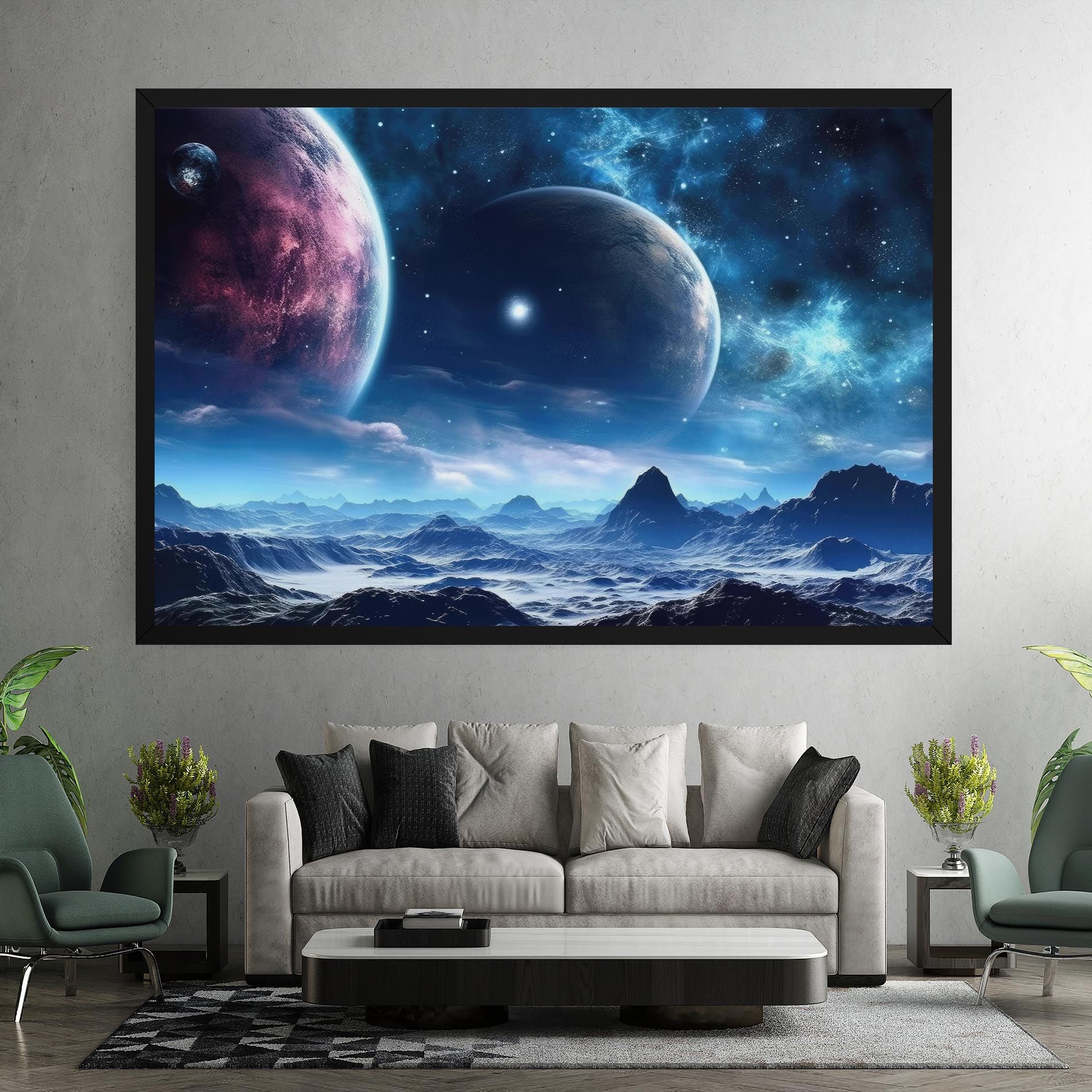 Space Planets And Stars mockup 7