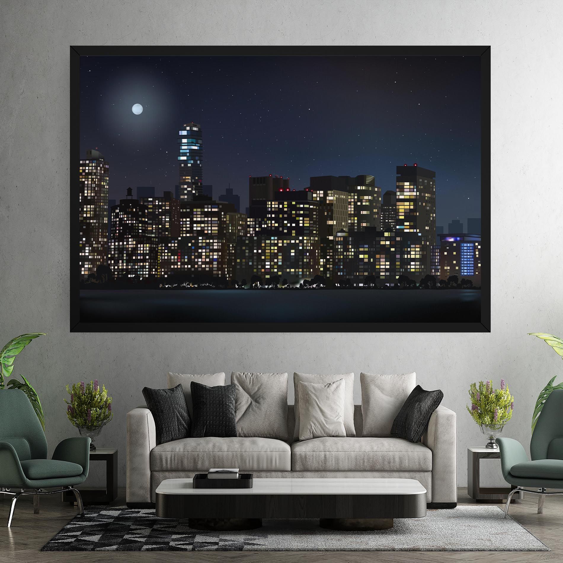 Urban City Night mockup 7