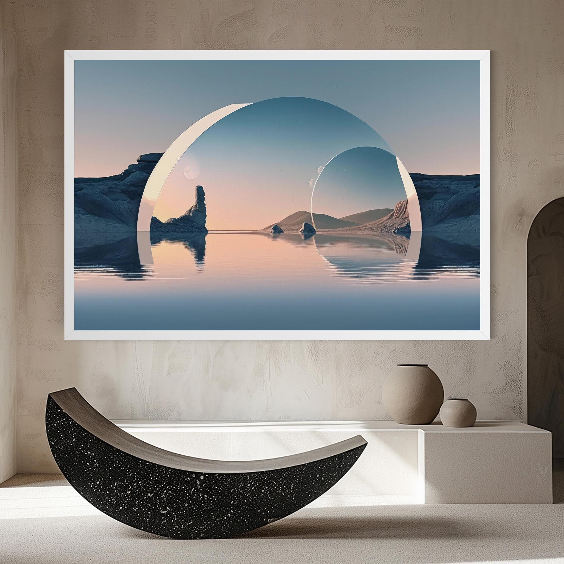 Leinwandbild 3d Fantastic Elements mockup 8