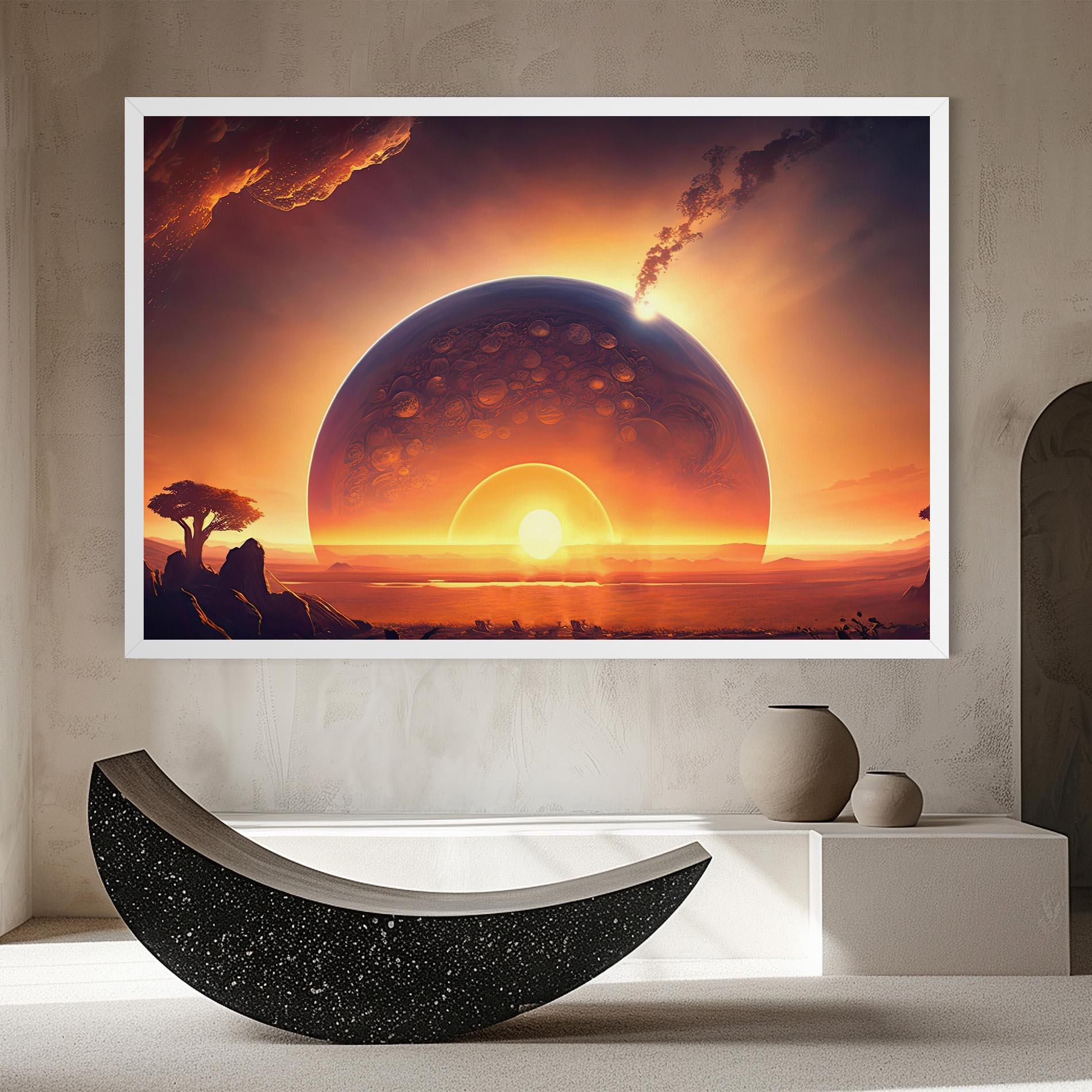 Leinwandbild Abstract Fantasy Science mockup 8