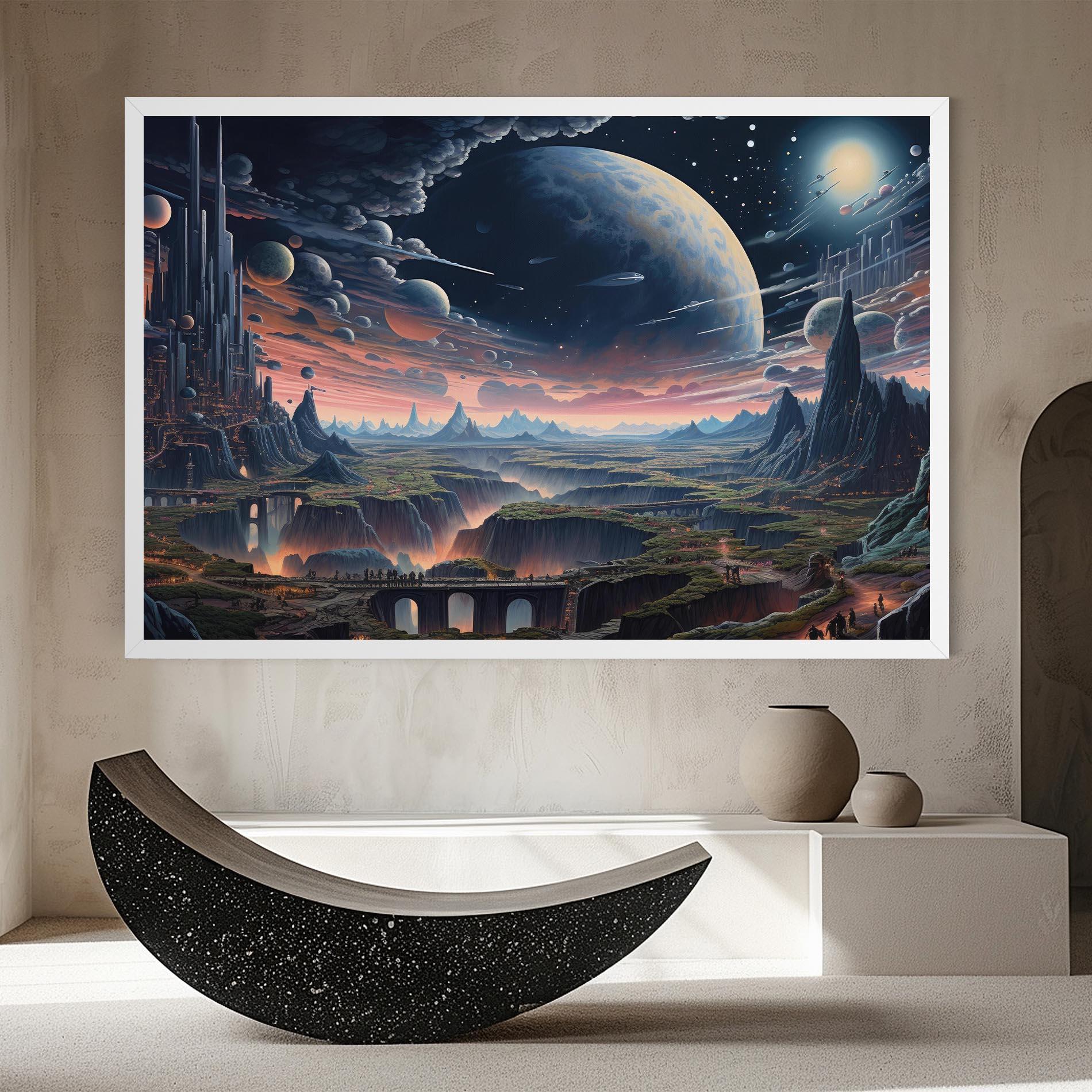 Leinwandbild Celestial Chronicler mockup 8