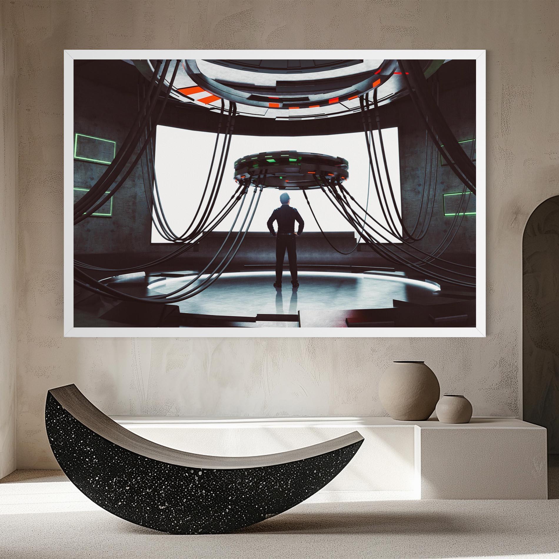 Leinwandbild Cyber Chronicle mockup 8